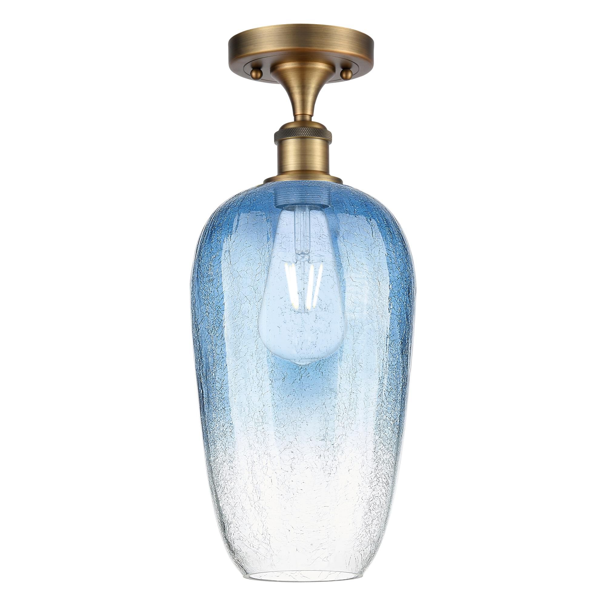 Bruno Marashlian Brookhaven Flute 7 Inch Semi Flush Mount by Innovations Lighting