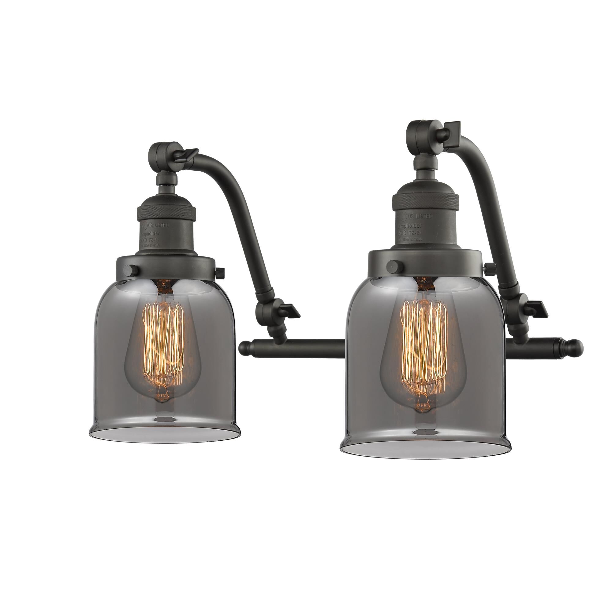 Bruno Marashlian Small Bell 18 Inch 2 Light Bath Vanity Light by Innovations Lighting