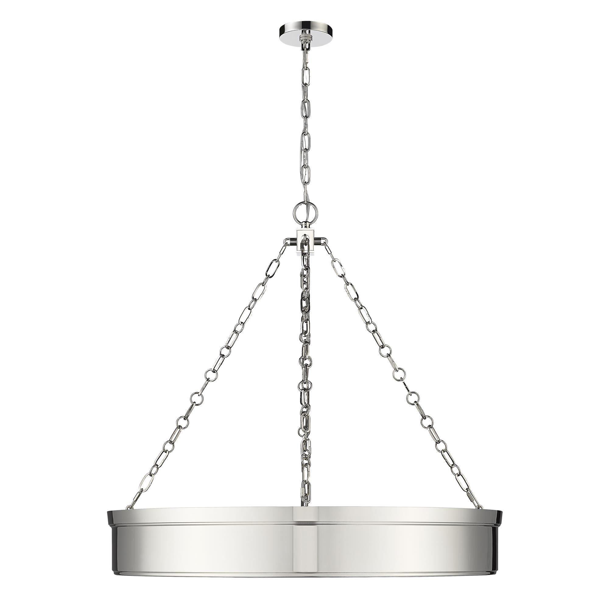 Shown in Polished Nickel finish and Marbling glass