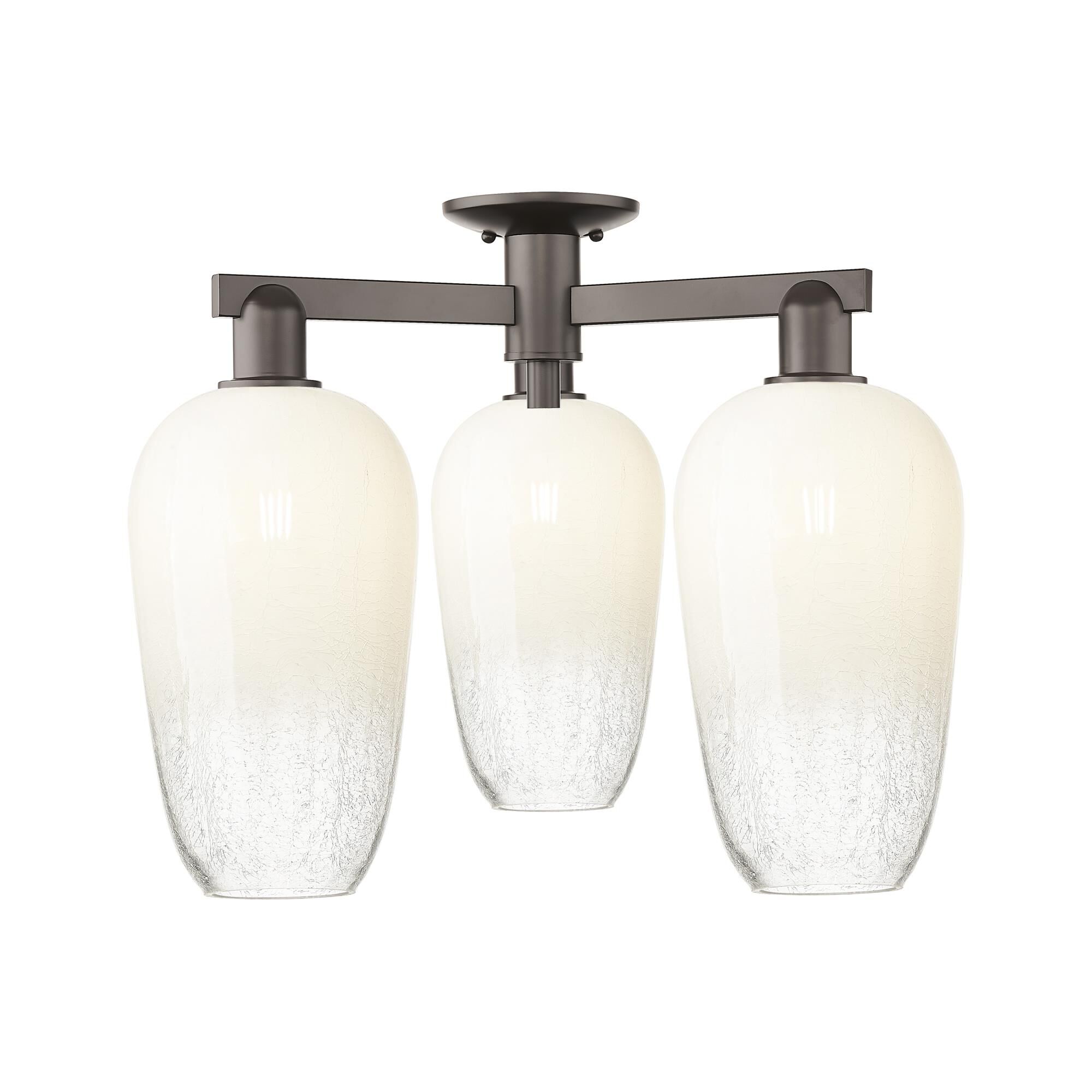 Bruno Marashlian Brookhaven Flute 25 Inch Semi Flush Mount by Innovations Lighting