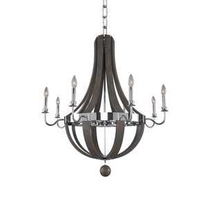 Sharlow 36 Inch 8 Light Chandelier by Kalco Lighting