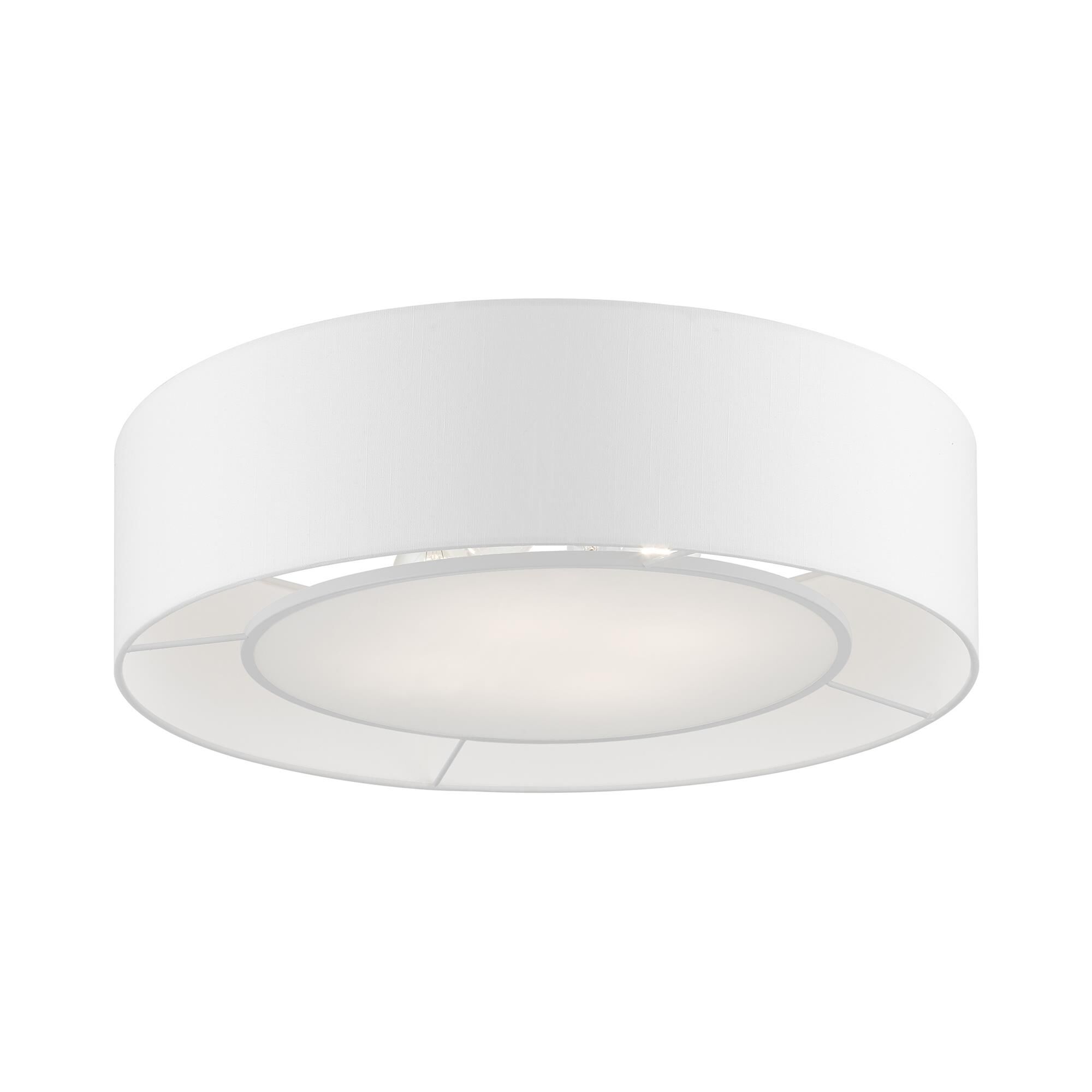 Gilmore 21 Inch 4 Light Semi Flush Mount by Livex Lighting