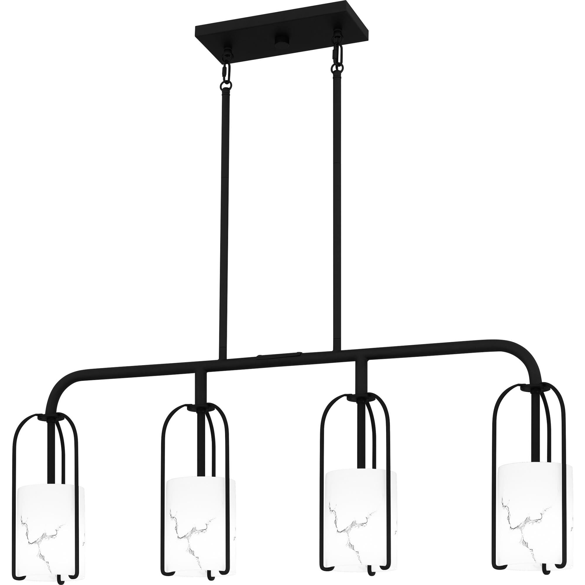 Fairbanks 37.25 Inch 4 Light Linear Suspension Light by Quoizel