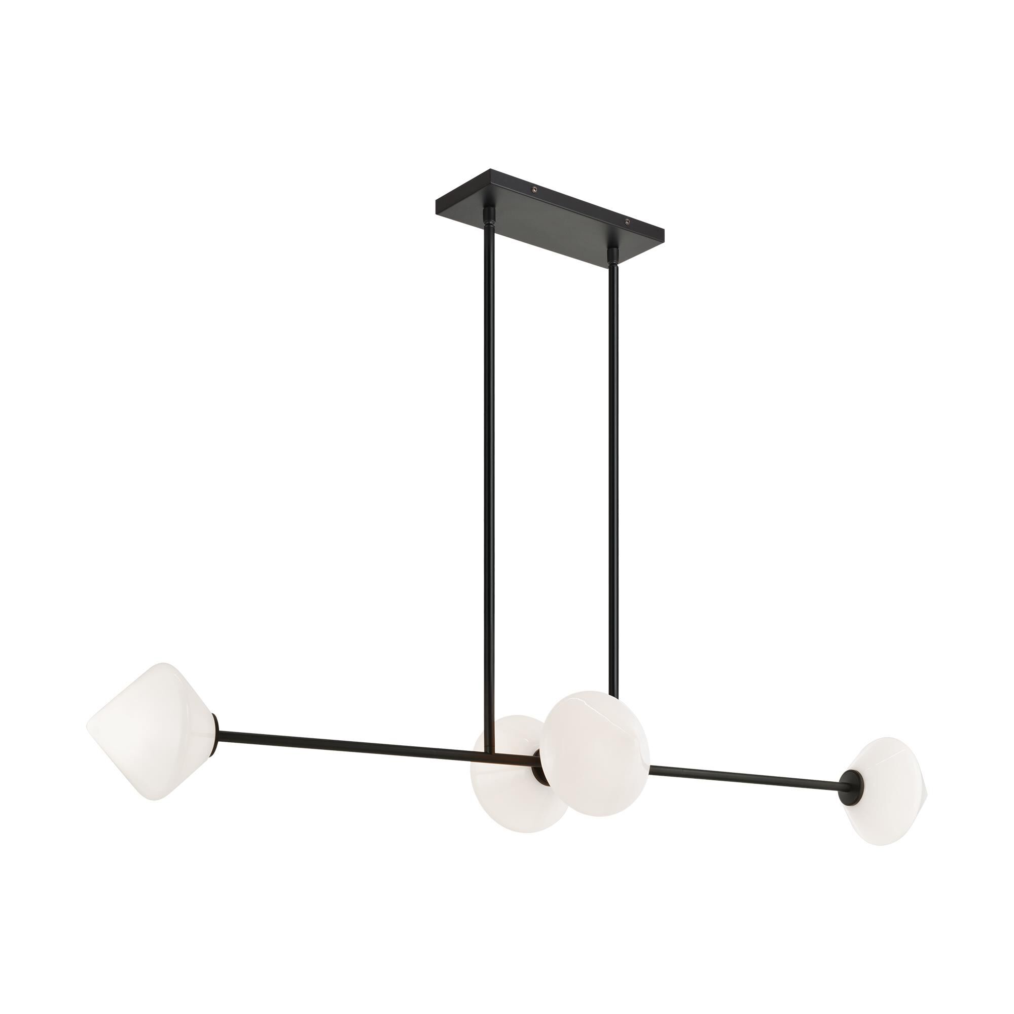 Novo 47 Inch 4 Light Linear Suspension Light by Matteo Lighting