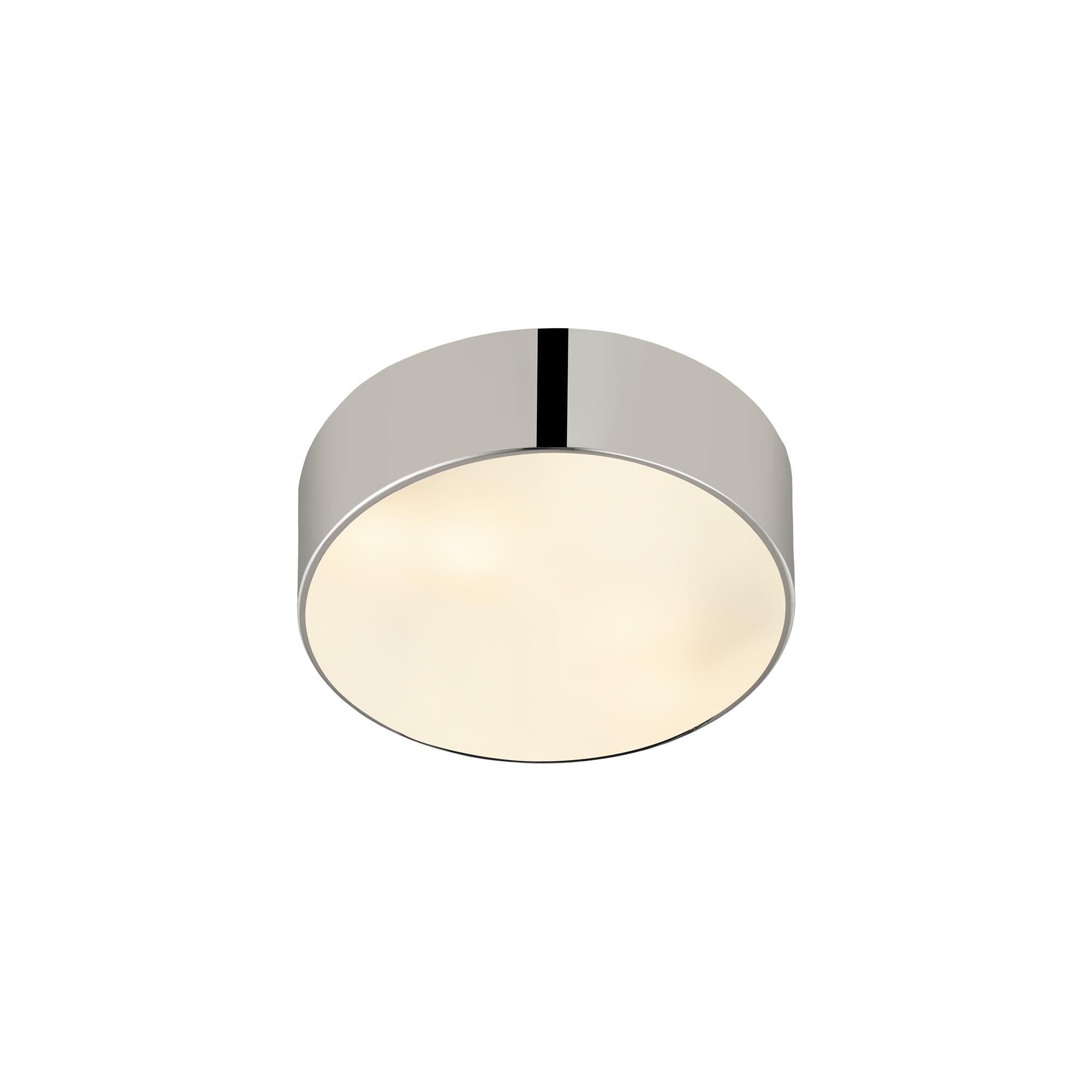 Shown in Chrome finish and Steel glass and Steel shade