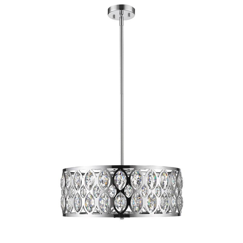 Dealey 23 Inch 6 Light Chandelier by Z Lite