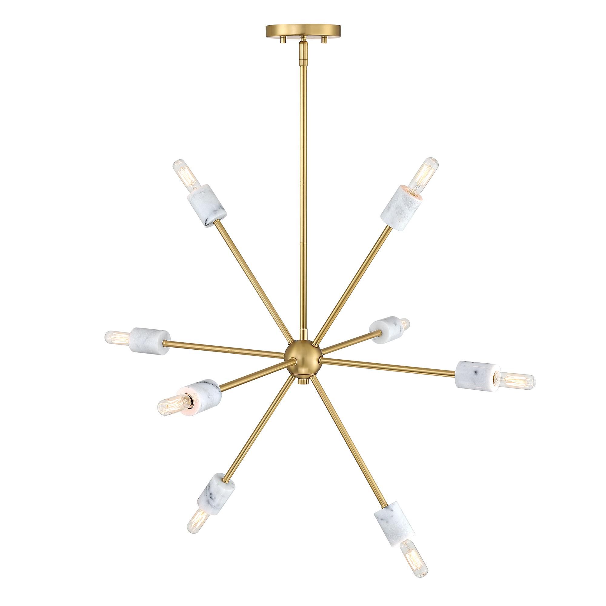 Shown in Brushed Gold finish