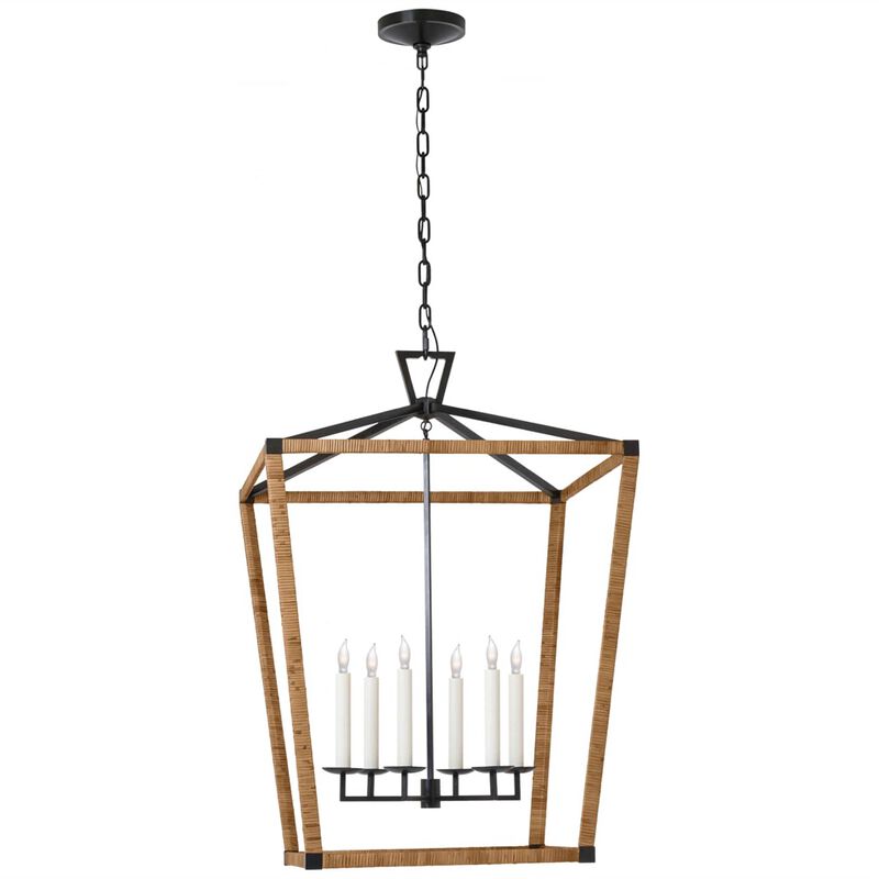 Chapman & Myers Darlana Wrapped 29 Inch Pendant Light by Visual Comfort Signature Collection