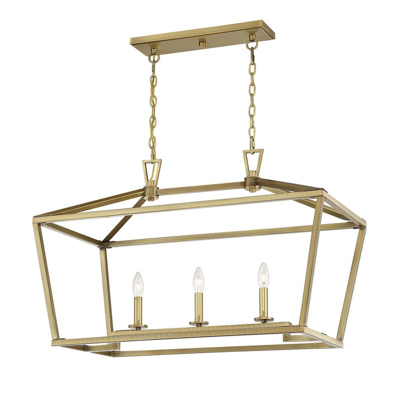 Townsend Small Linear Chandelier by Savoy House