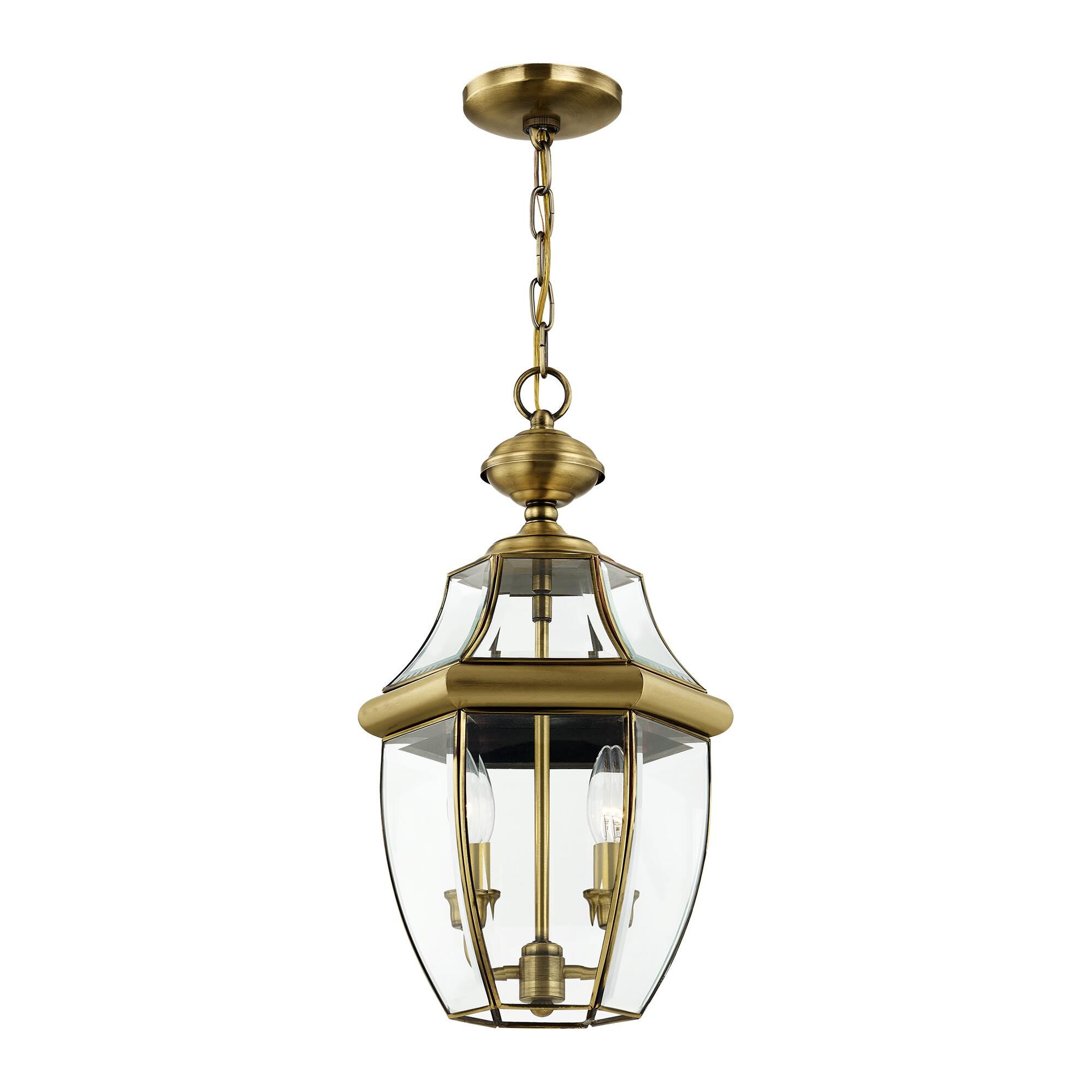Monterey 19 Inch Tall 2 Light Outdoor Hanging Lantern by Livex Lighting
