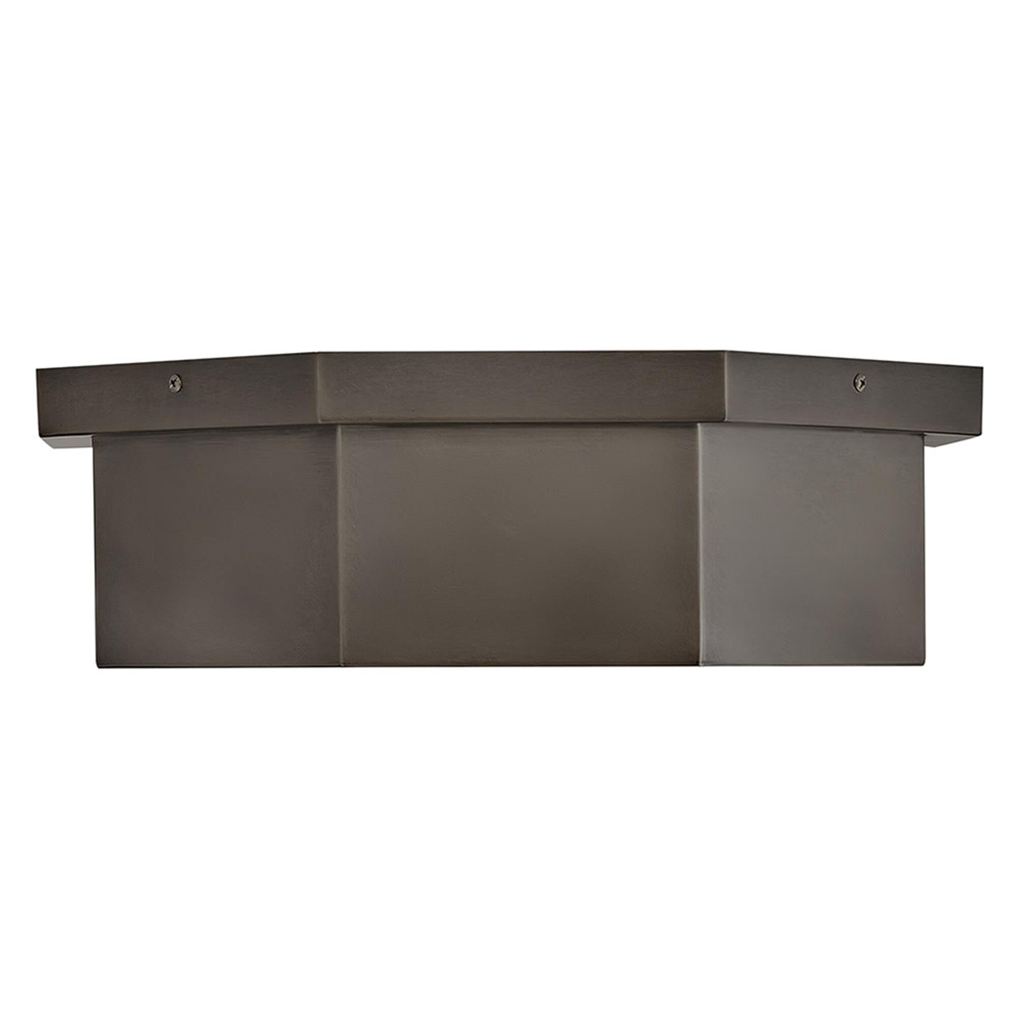 Facet 18 Inch 3 Light Flush Mount,