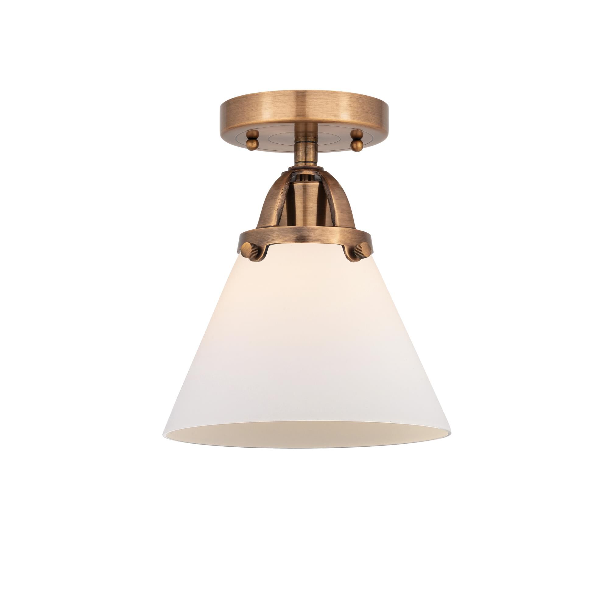 Bruno Marashlian Cone 7 Inch 1 Light Semi Flush Mount by Innovations Lighting