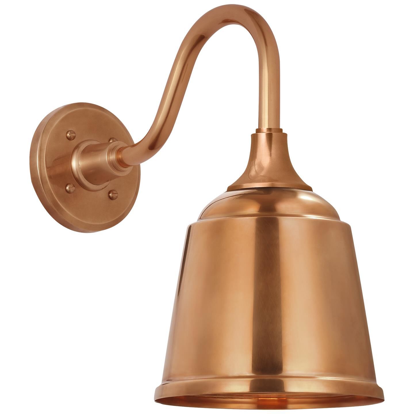 Shown in Soft Copper finish and Soft Copper Rockhouse shade