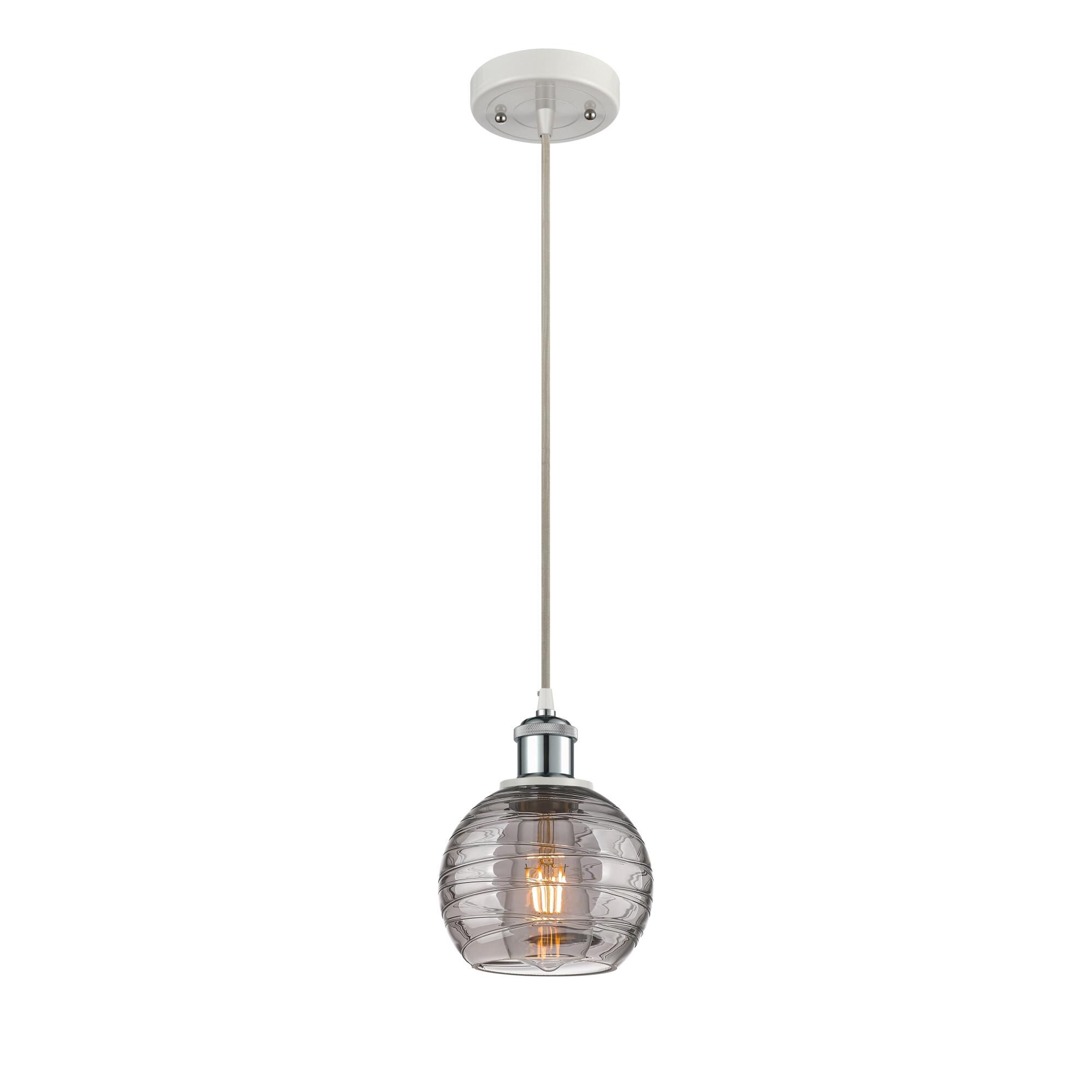 Bruno Marashlian Athens Deco Swirl 6 Inch Mini Pendant by Innovations Lighting