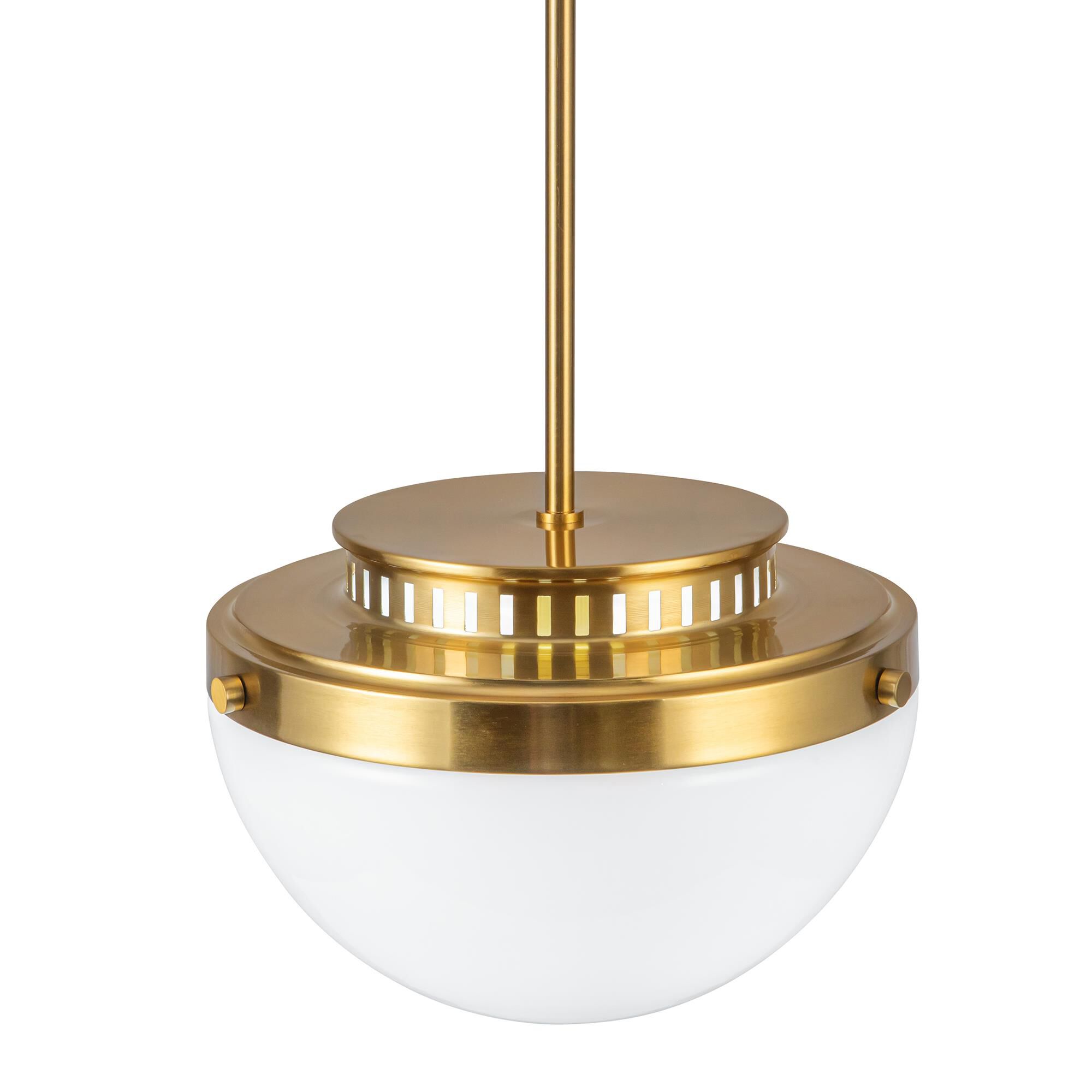 Shown in Brushed Brass finish