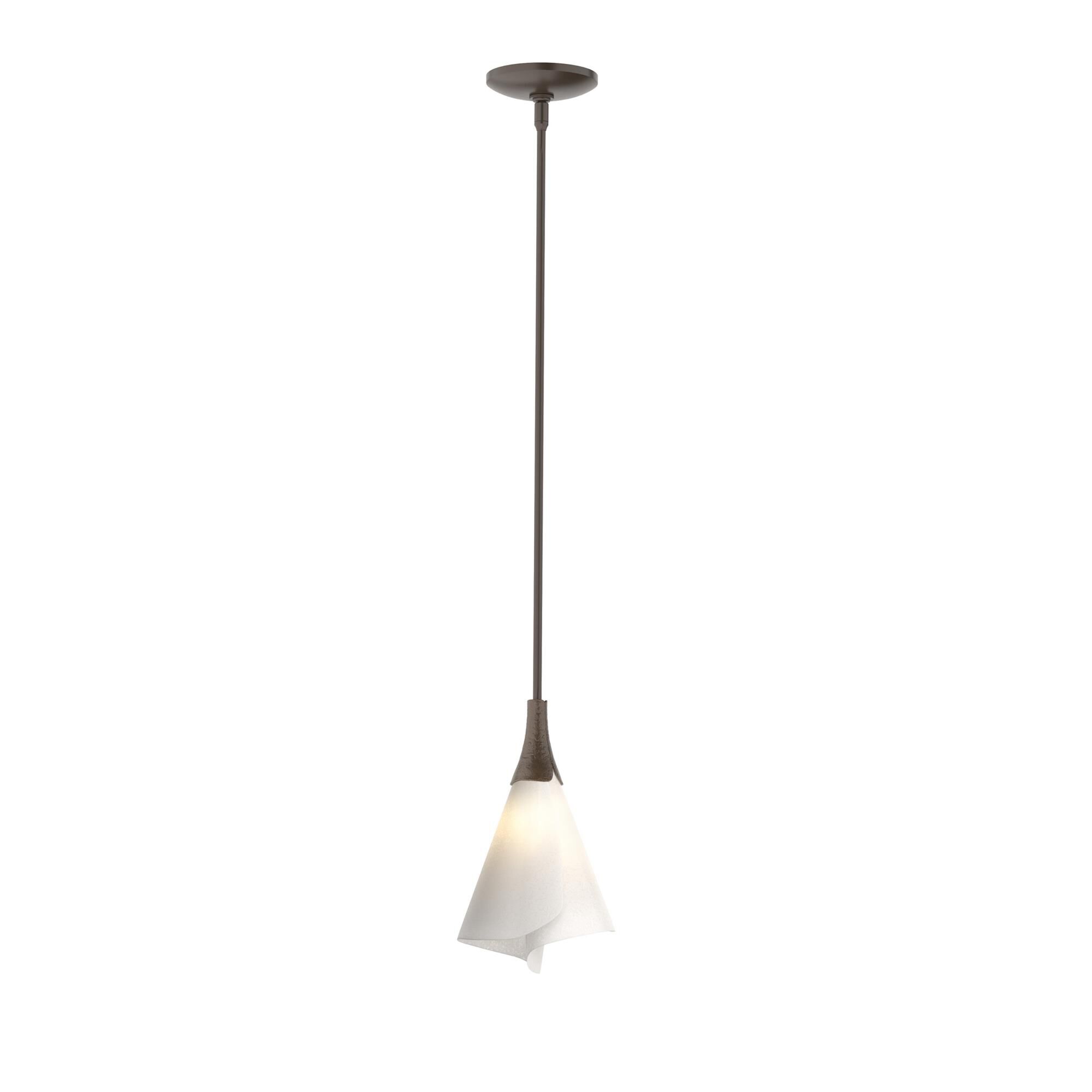 Shown in Bronze finish and Spun Frost shade
