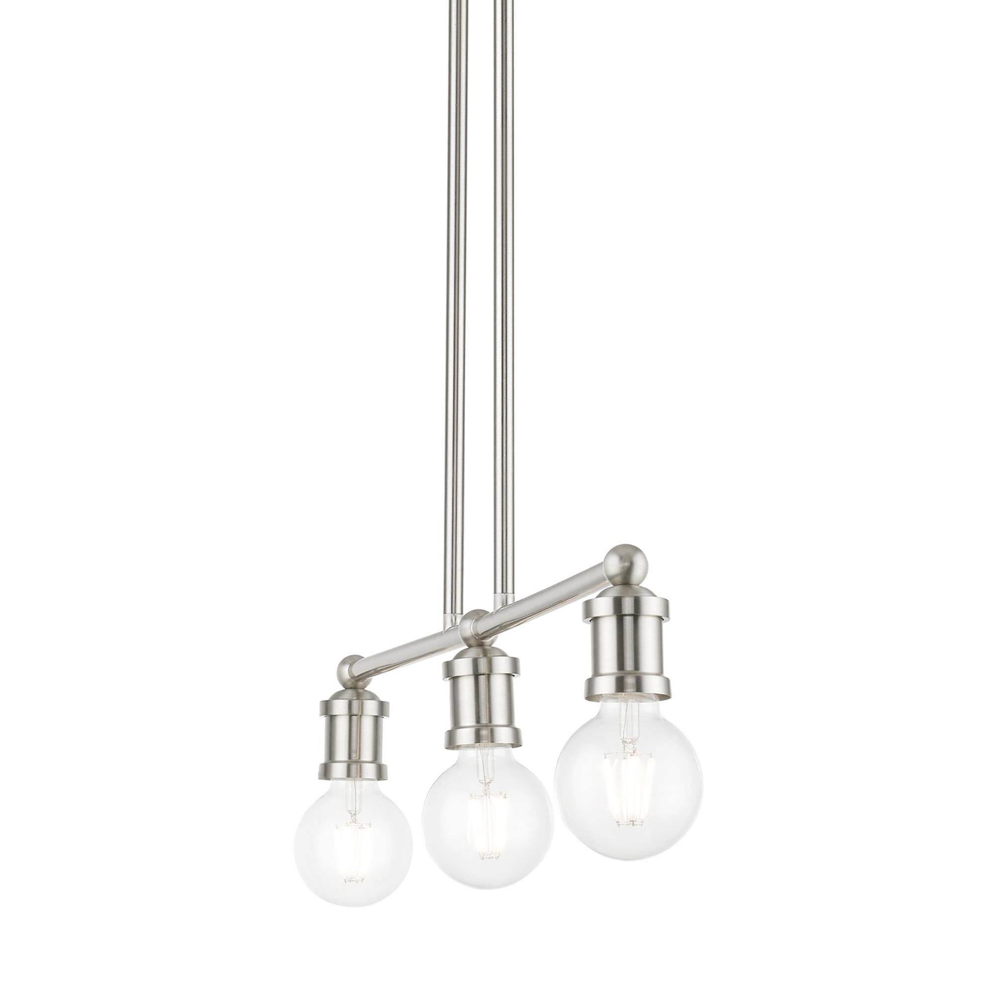 Lansdale 24 Inch 3 Light Linear Suspension Light by Livex Lighting