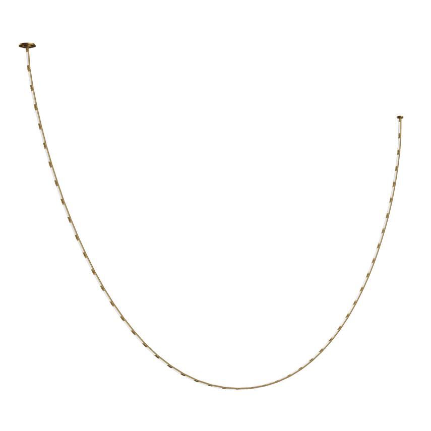 Shown in Hand Rubbed Antique Brass finish and Crystal glass