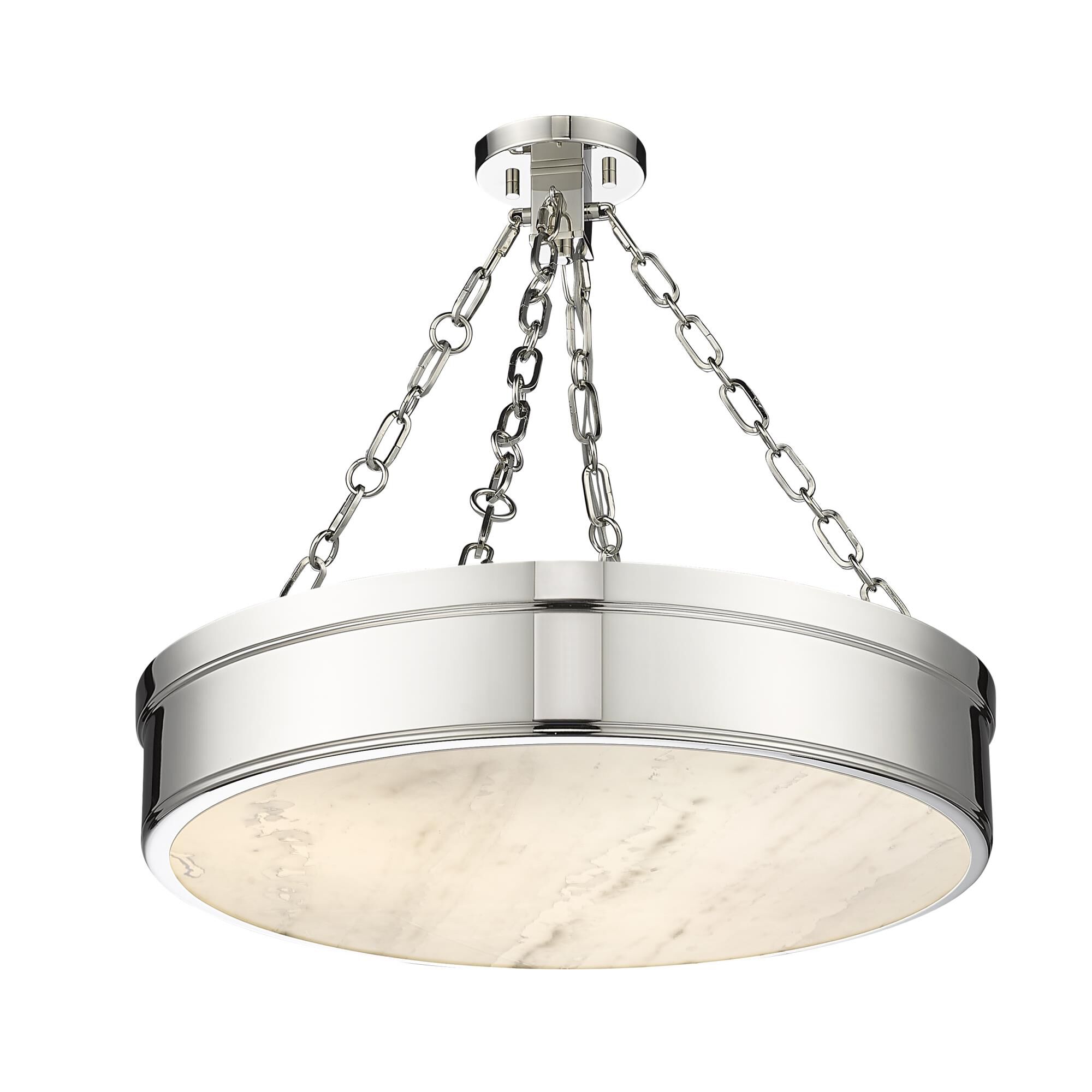 Anders 22 Inch 3 Light LED Semi Flush Mount by Z-Lite