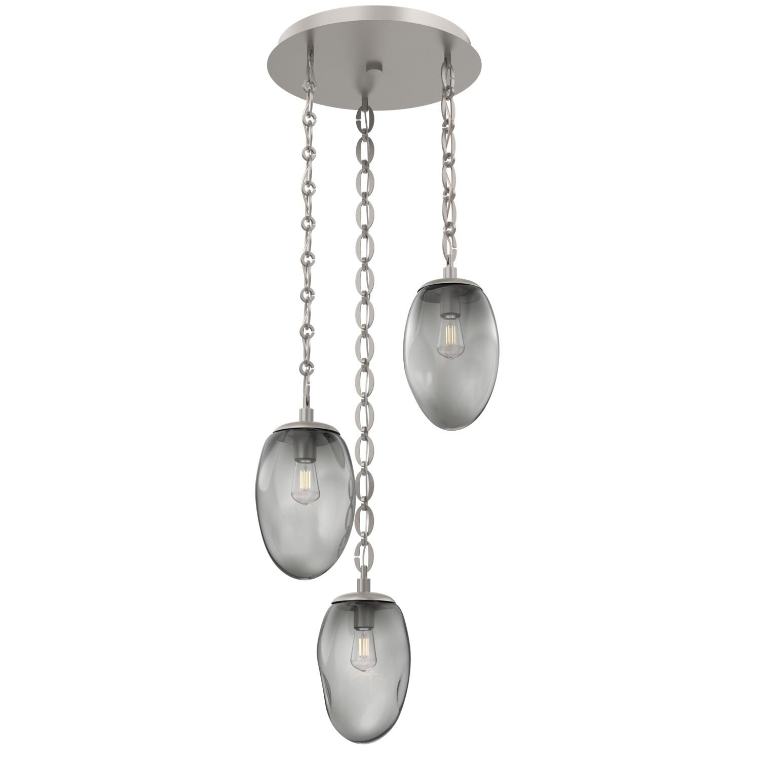 Levi Wilson Meteo Bulb 20 Inch Multi Light Pendant by Hammerton Studio
