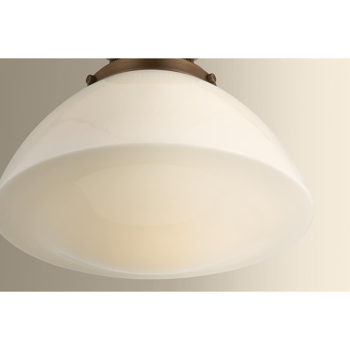 Shown in Historic Bronze finish and Opal Glossy glass