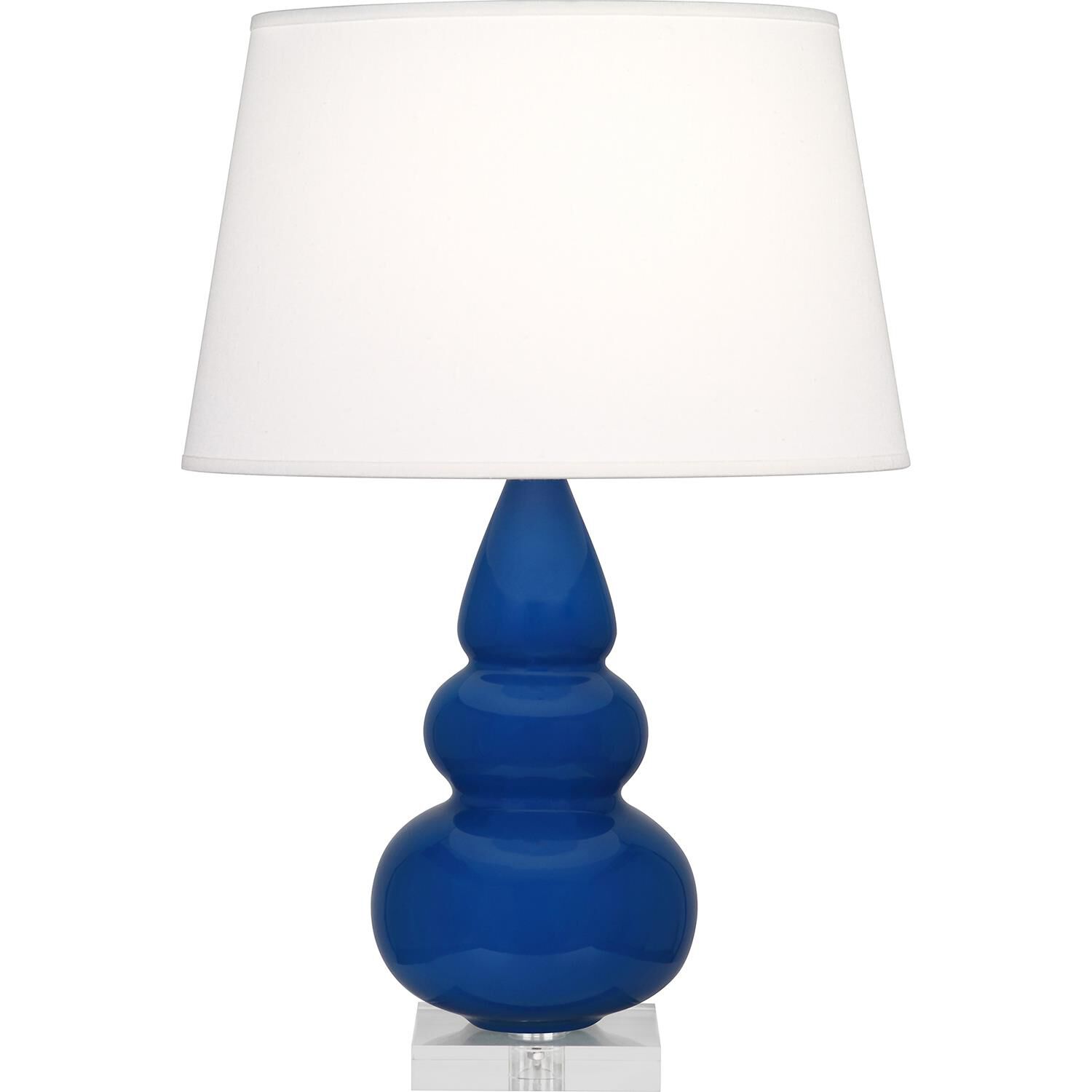 Shown in Cobalt finish and Pearl shade and Lucite accent