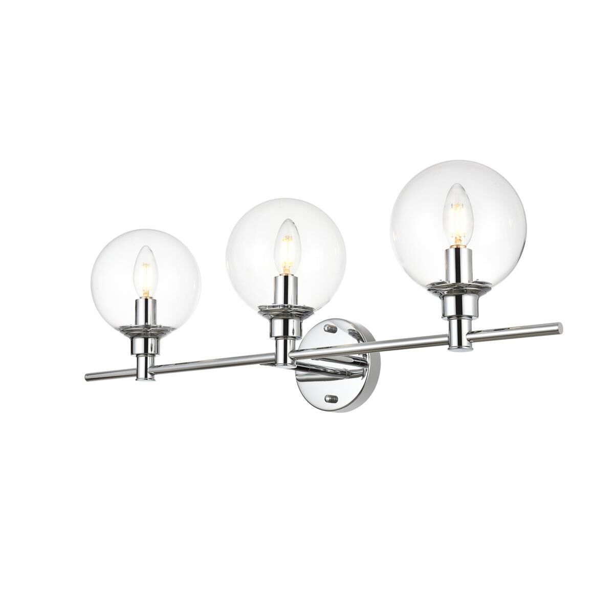 Jaelynn 28 Inch 3 Light Bath Vanity Light by Elegant Lighting