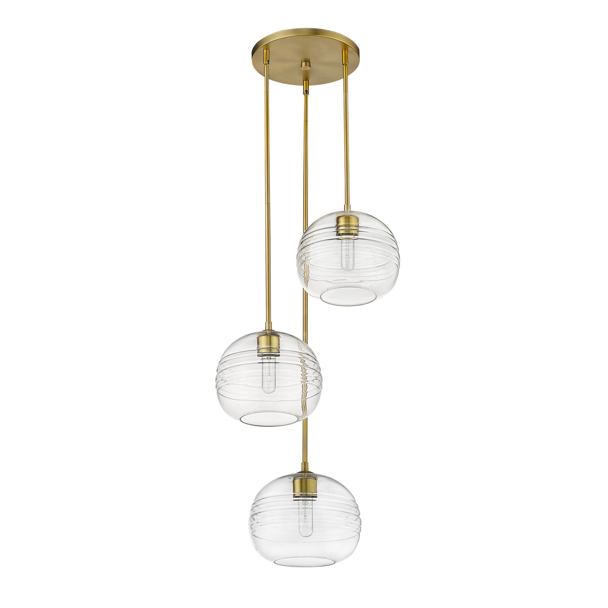 Harmony 20 Inch 3 Light Mini Chandelier by Z-Lite