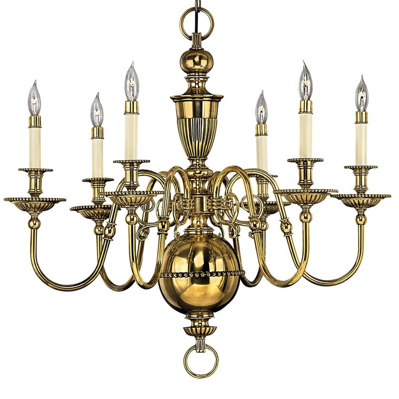 Cambridge 29 Inch 6 Light Chandelier by Hinkley Lighting