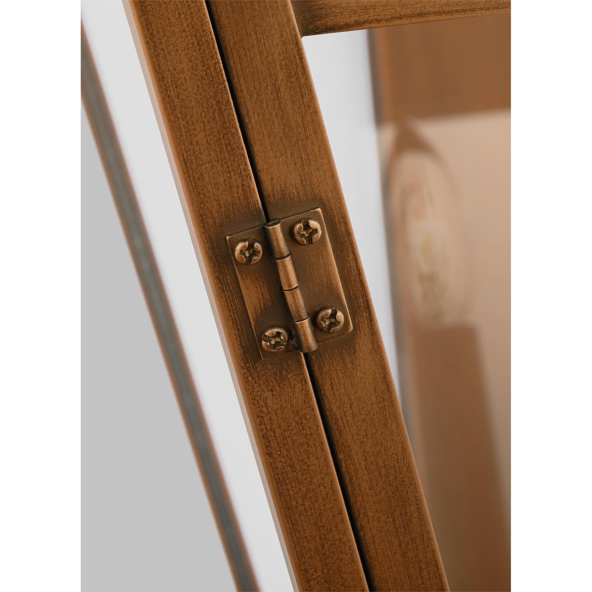 Shown in Natural Copper finish and Clear glass