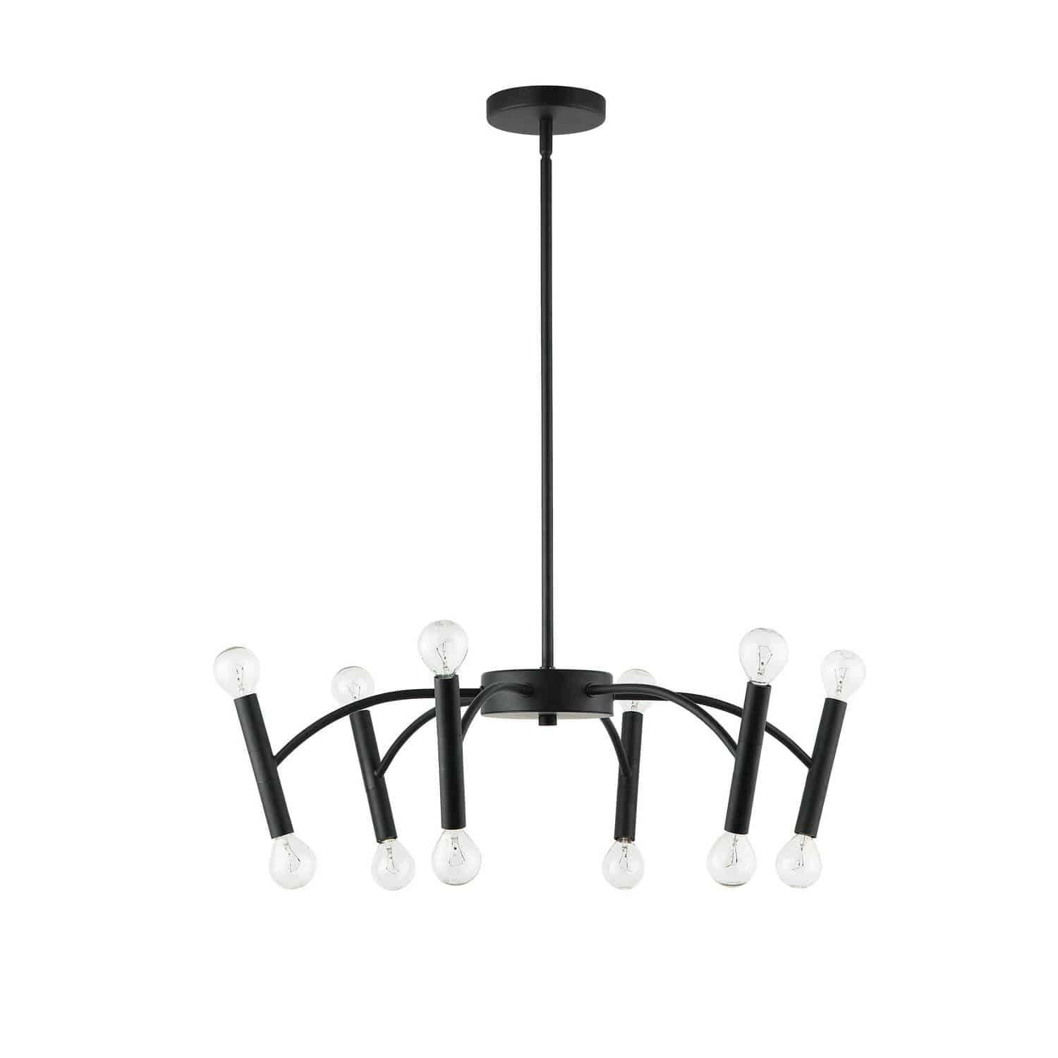 Aragog 24 Inch 12 Light Chandelier by Dainolite