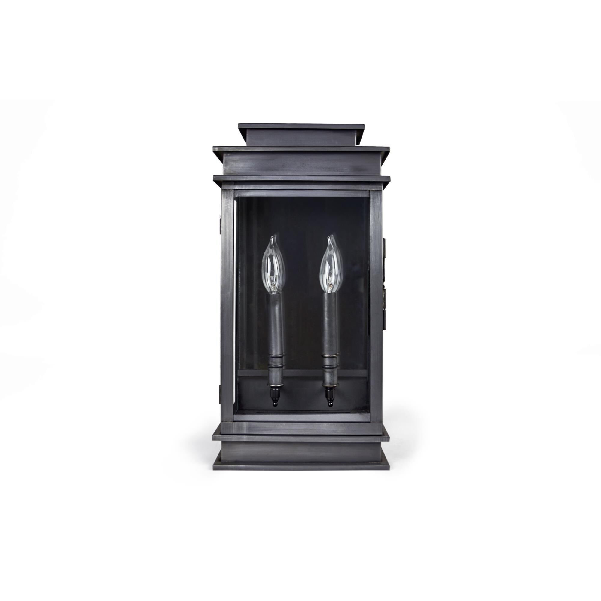 Empire 18 Inch Tall 2 Light Outdoor Wall Light by Northeast Lantern