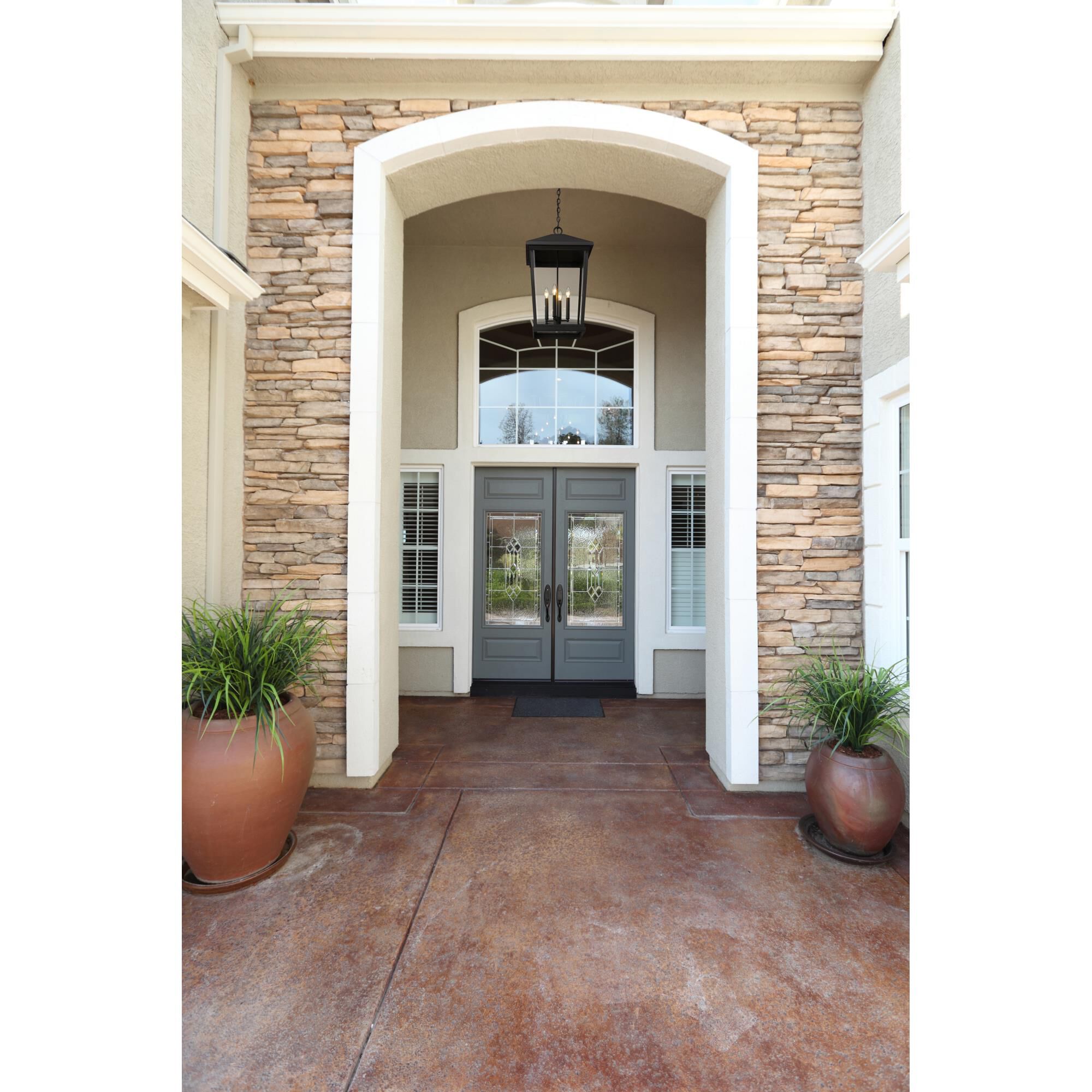 Beacon 16 Inch 4 Light Outdoor Flush Mount by Z-Lite