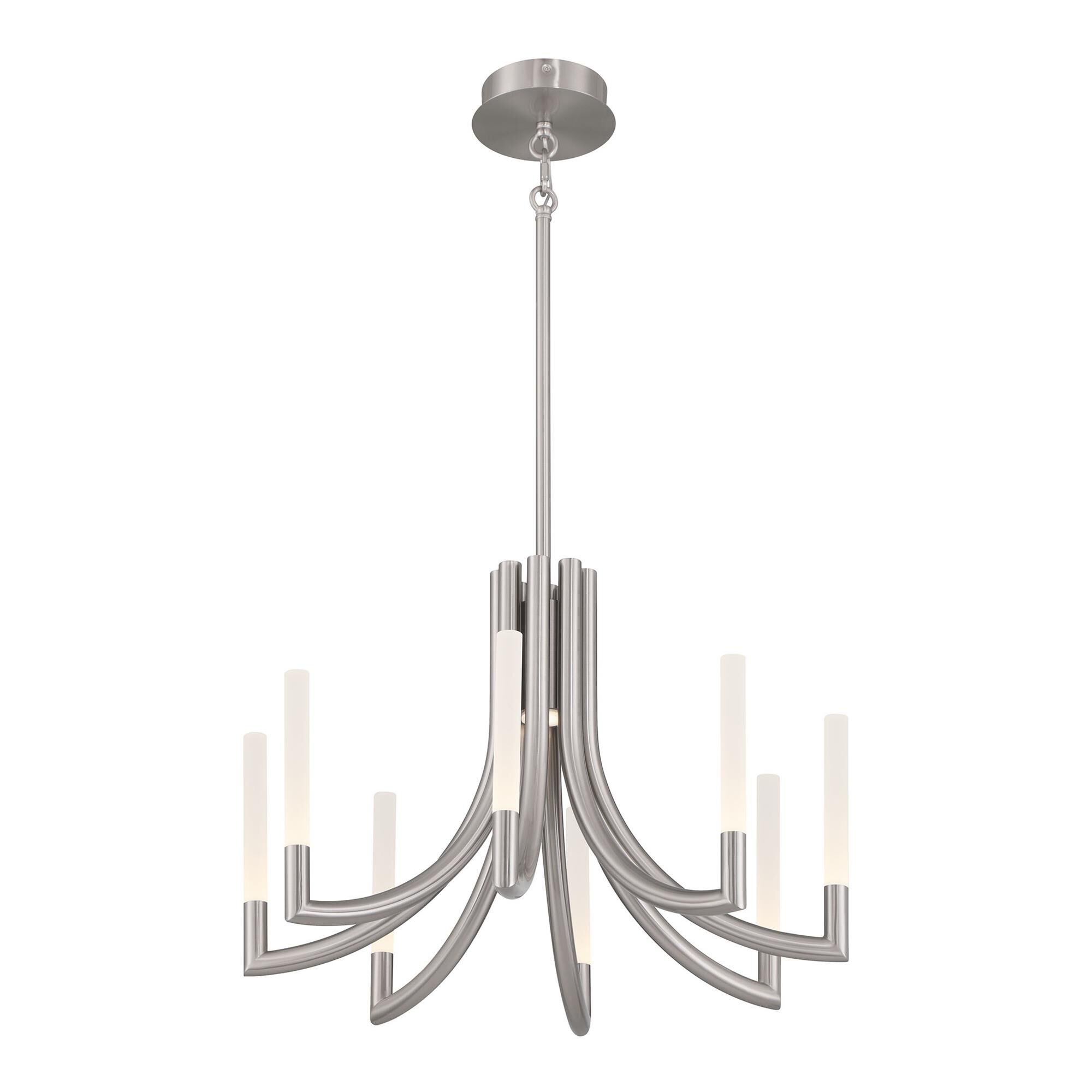 Shown in Nickel finish and Frosted Acrylic glass