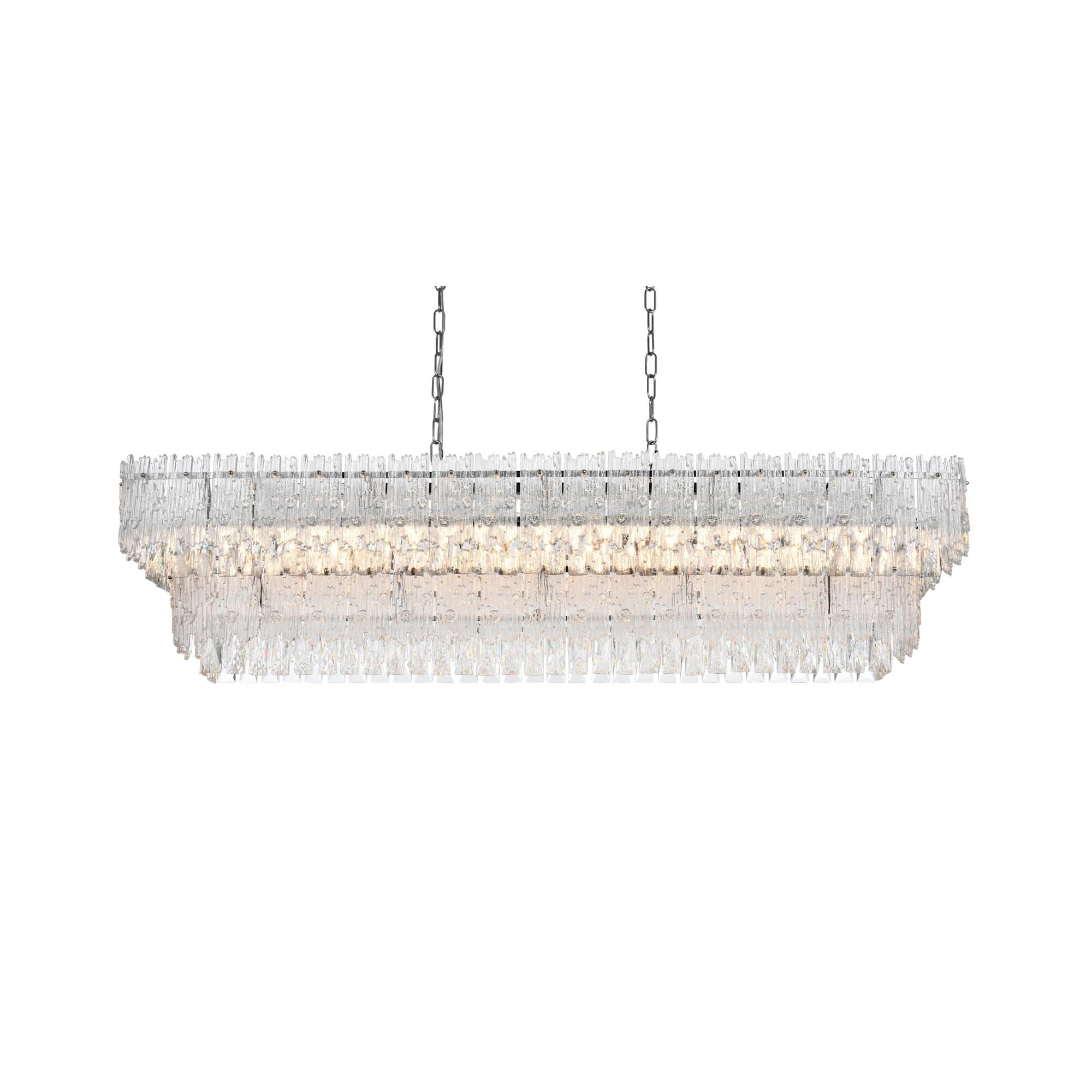 Shown in Chrome finish and Rc crystal and Clear glass