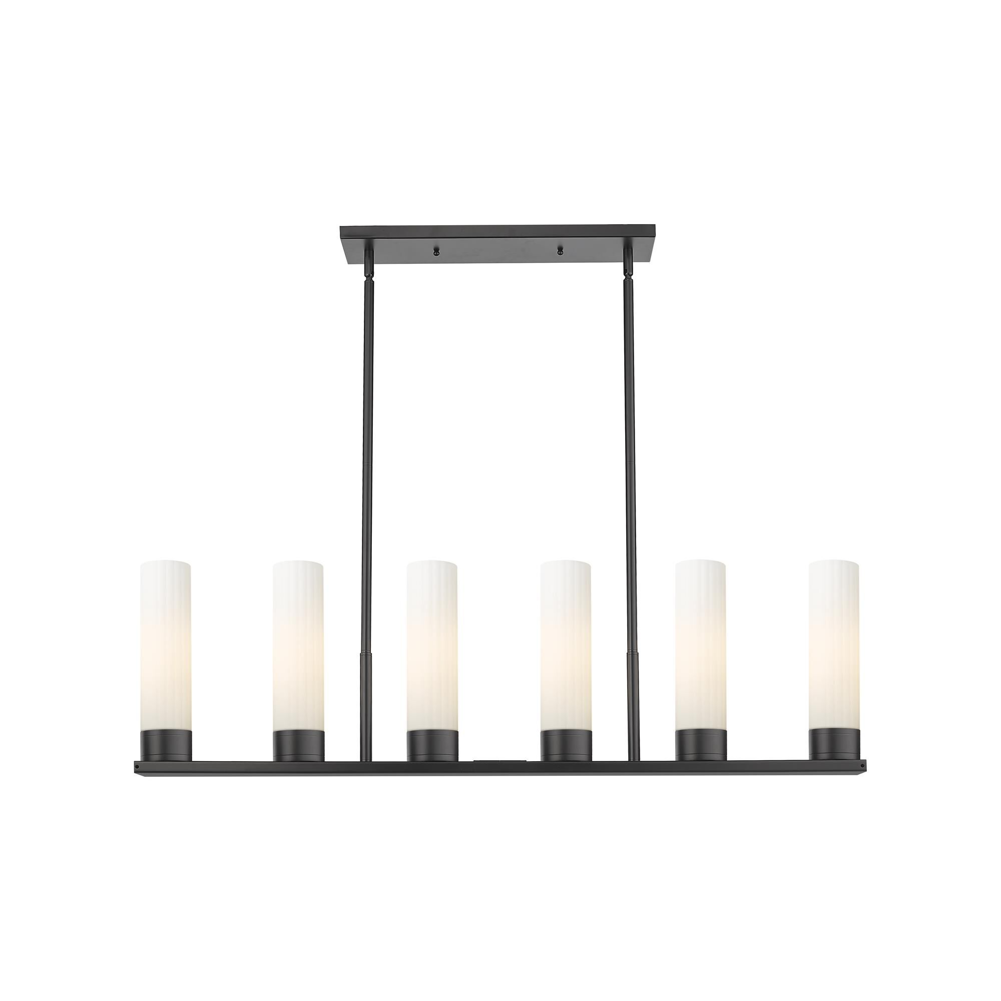 Shown in Matte Black finish and Matte White glass and Matte White Glass shade