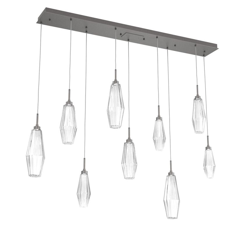 Aalto 64 Inch 9 Light LED Linear Suspension Light by Hammerton Studio