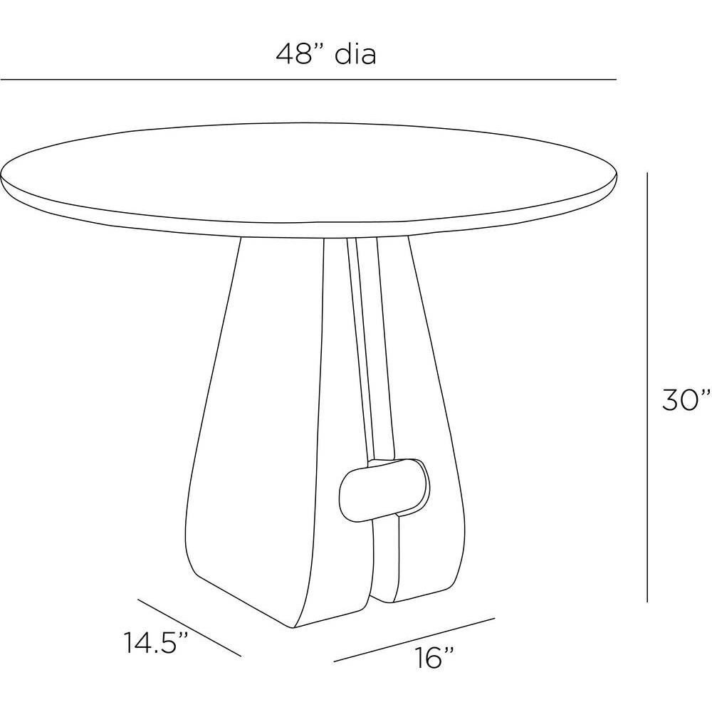 Melt 48 Inch Accent Table by Arteriors Home