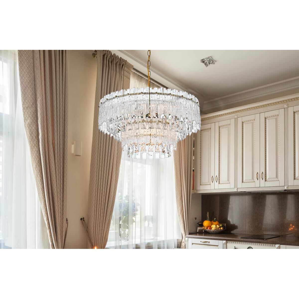 Emilia 21 Inch Large Pendant by Elegant Lighting