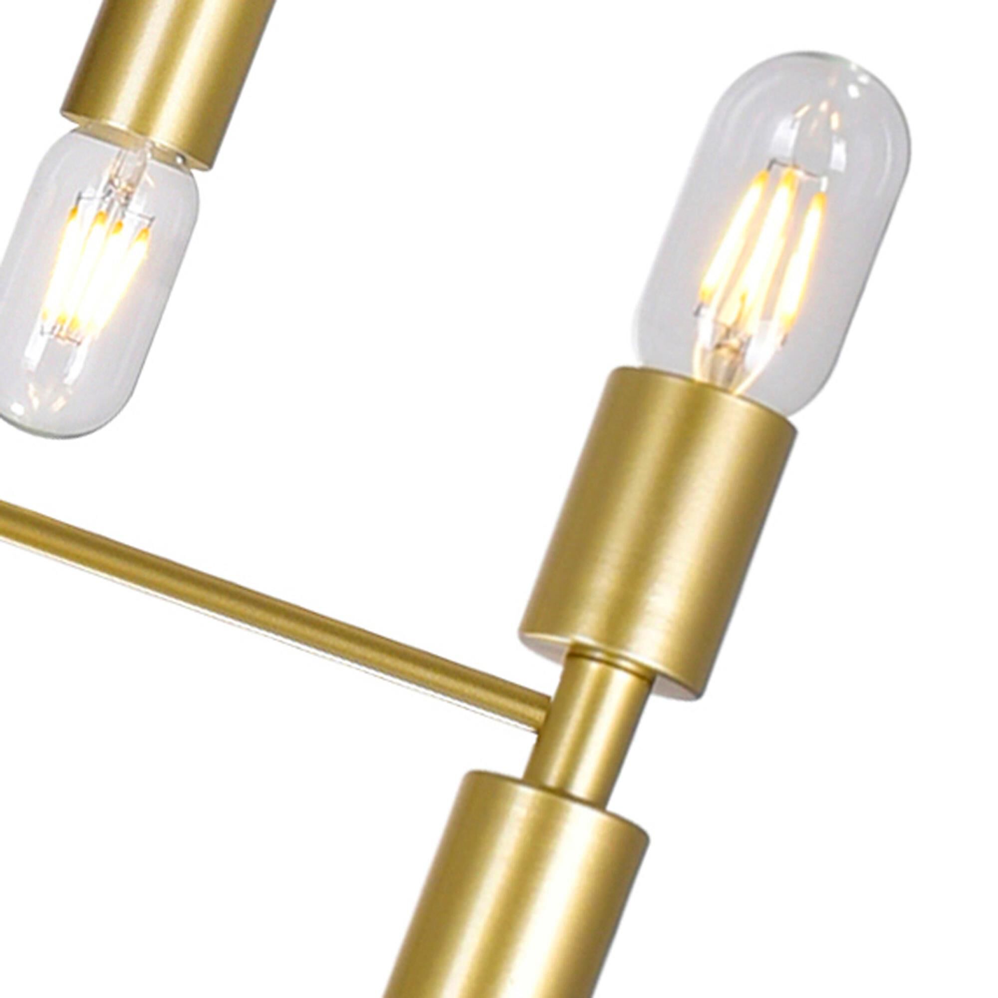 Hand Crank 34 Inch 12 Light Chandelier by CWI Lighting