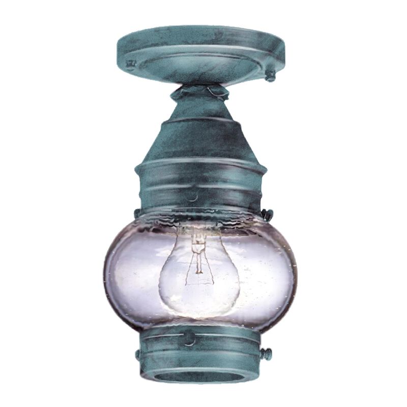 Onion 6 Inch Outdoor Flush Mount by Northeast Lantern