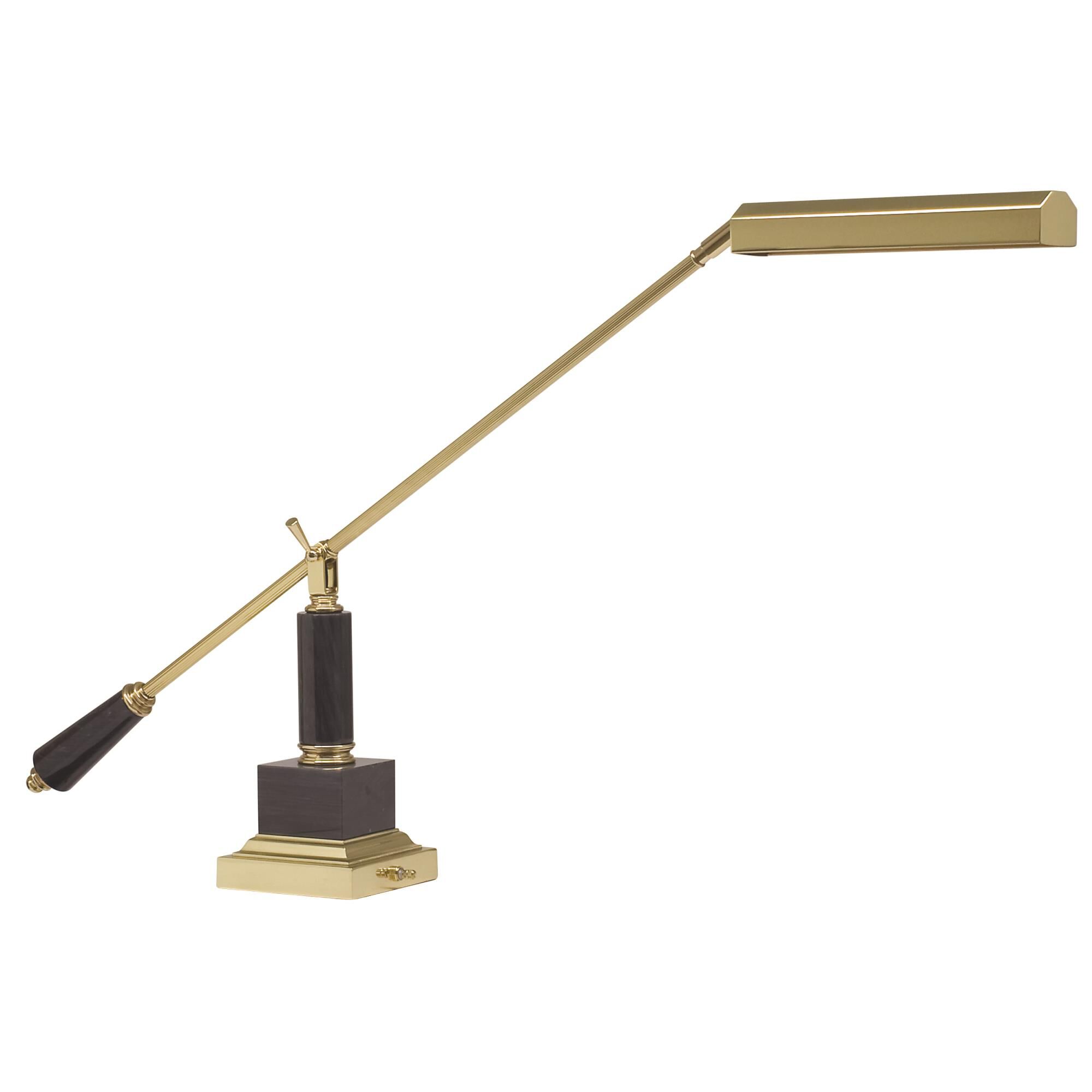 Shown in Polished Brass finish and Metal shade