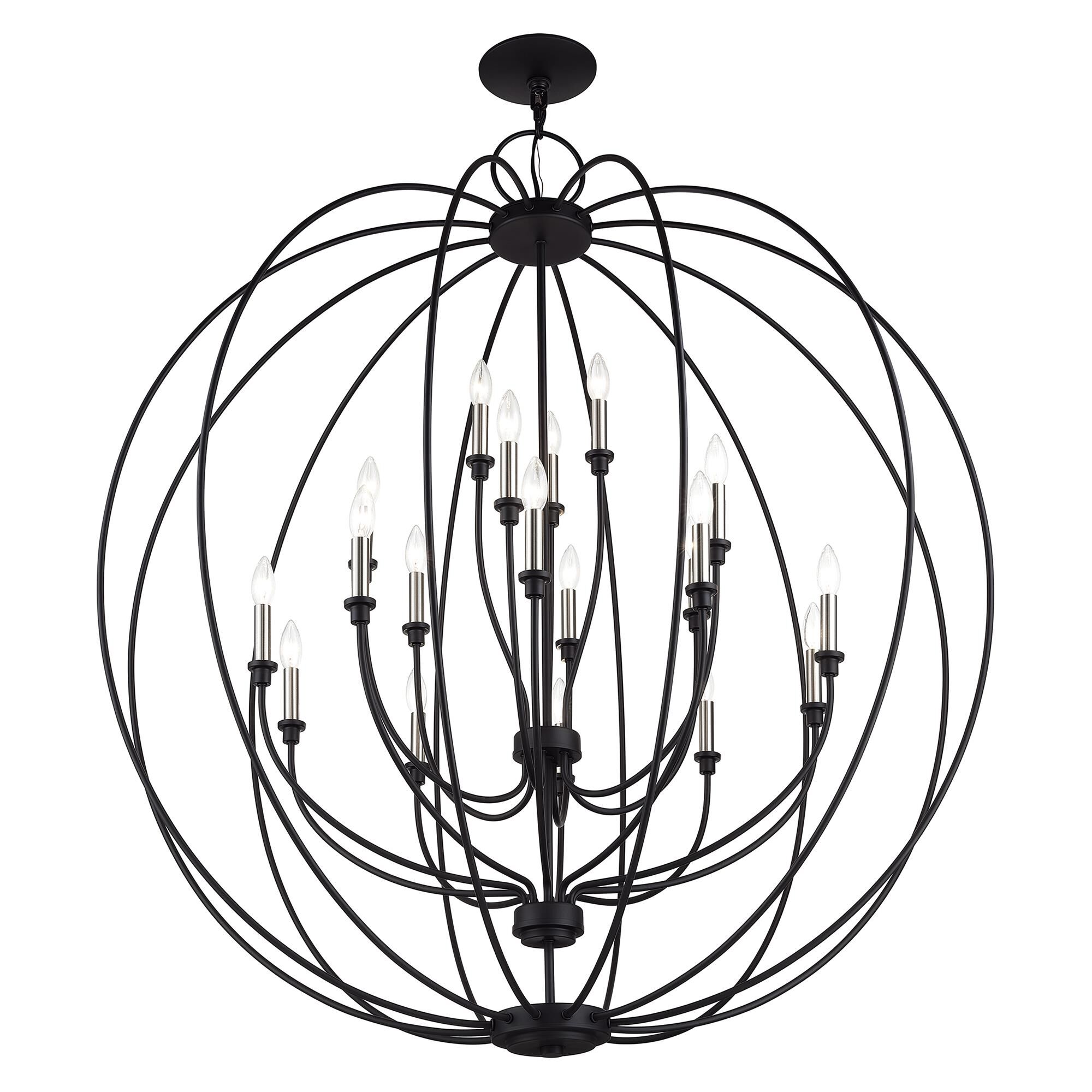 Shown in Black with Brushed Nickel Accents finish