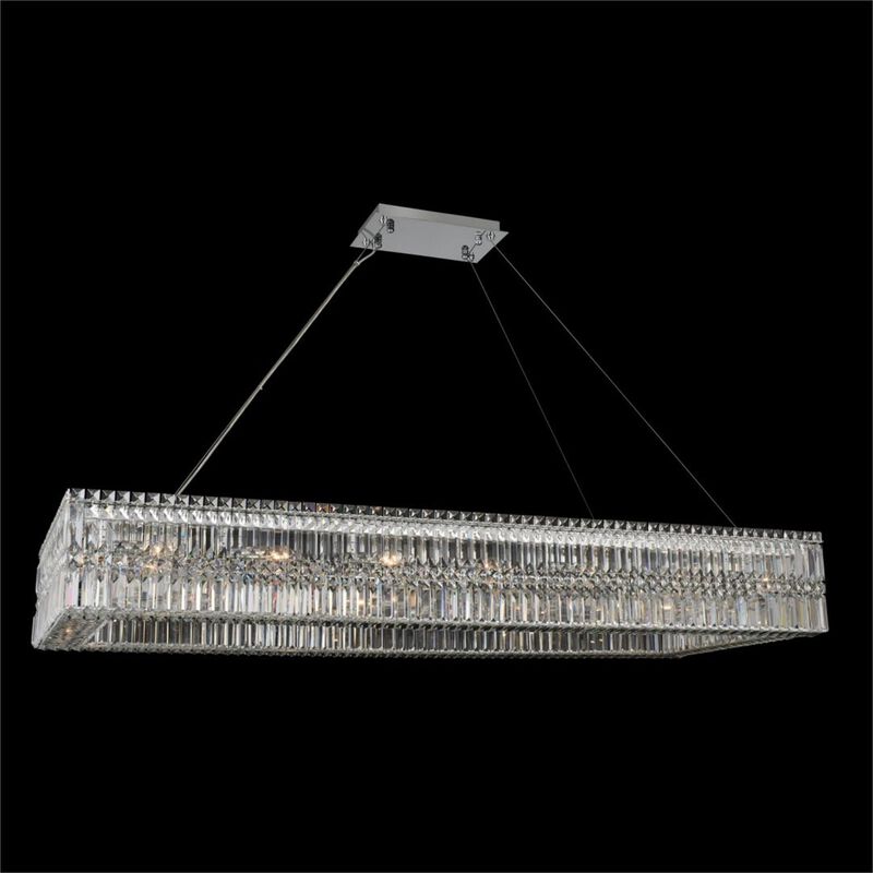 Rettangolo 60 Inch Linear Chandelier by Allegri