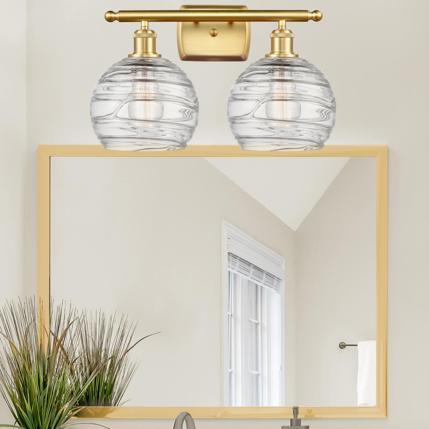 Bruno Marashlian Athens Deco Swirl 18 Inch Bath Vanity Light by Innovations Lighting