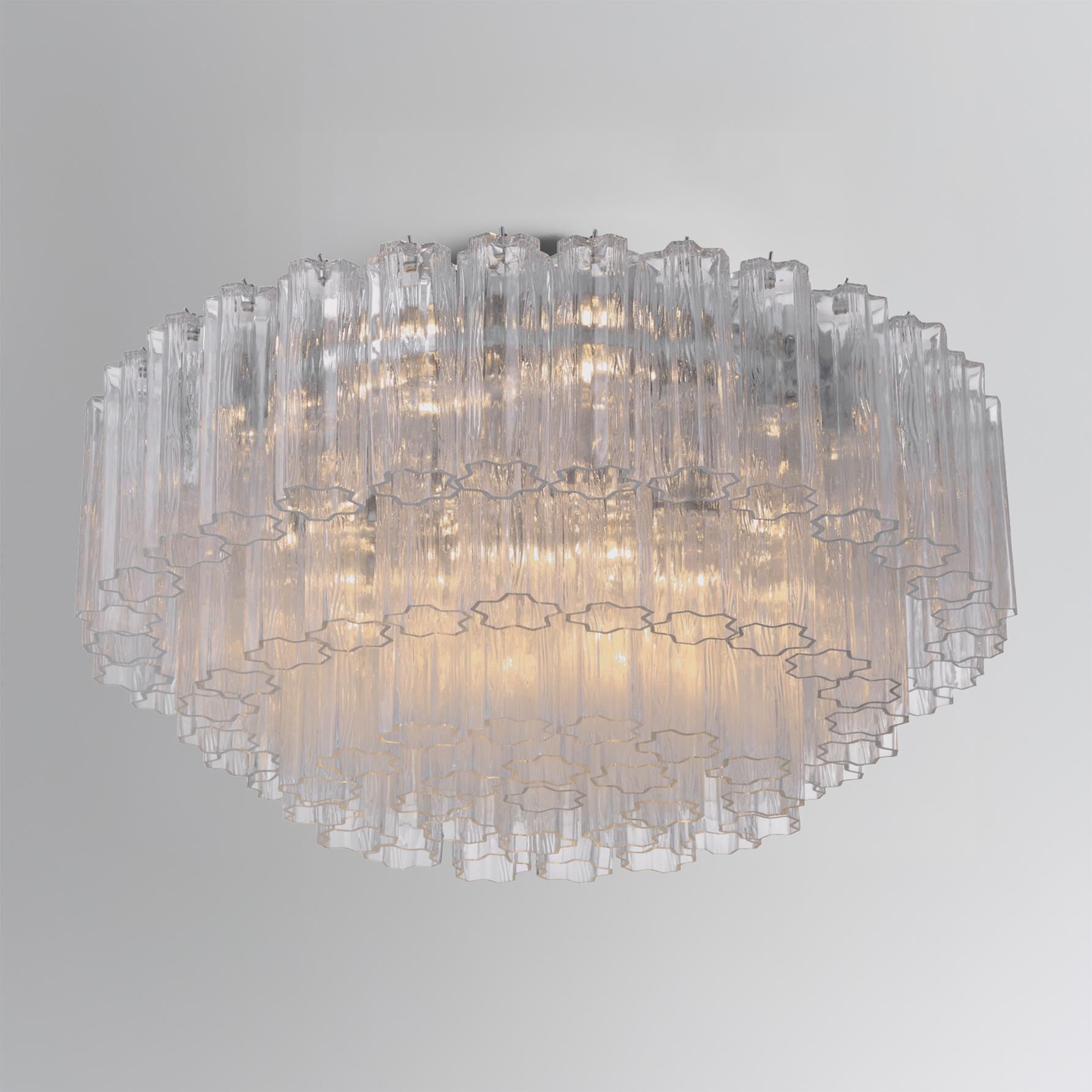 Addis 32 Inch Semi Flush Mount by Crystorama