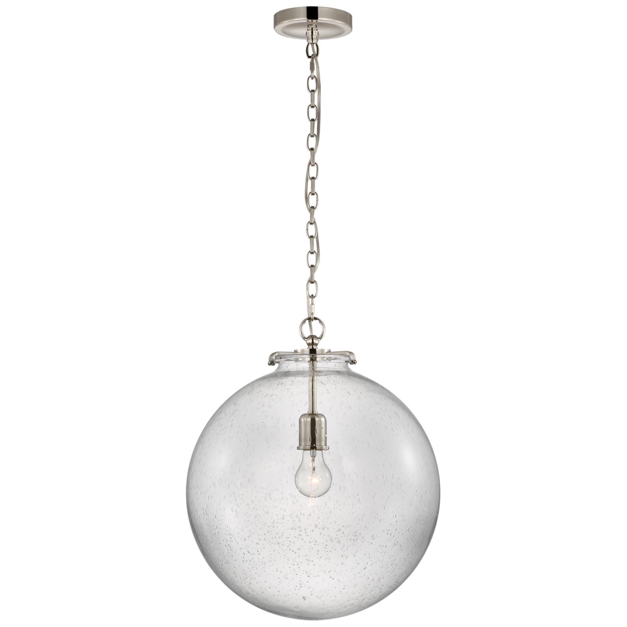 Shown in Polished Nickel finish and Polished Nickel glass