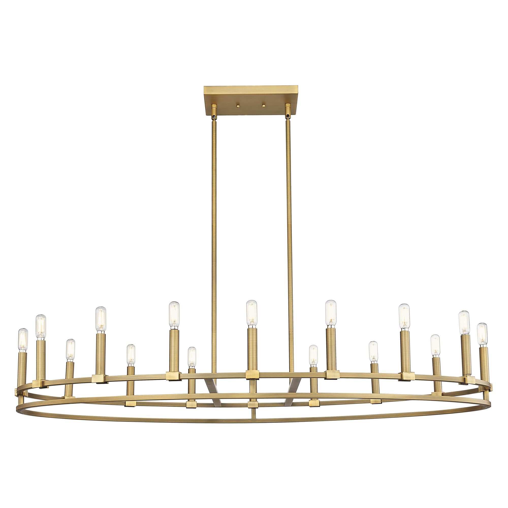 Shown in Brushed Brass finish