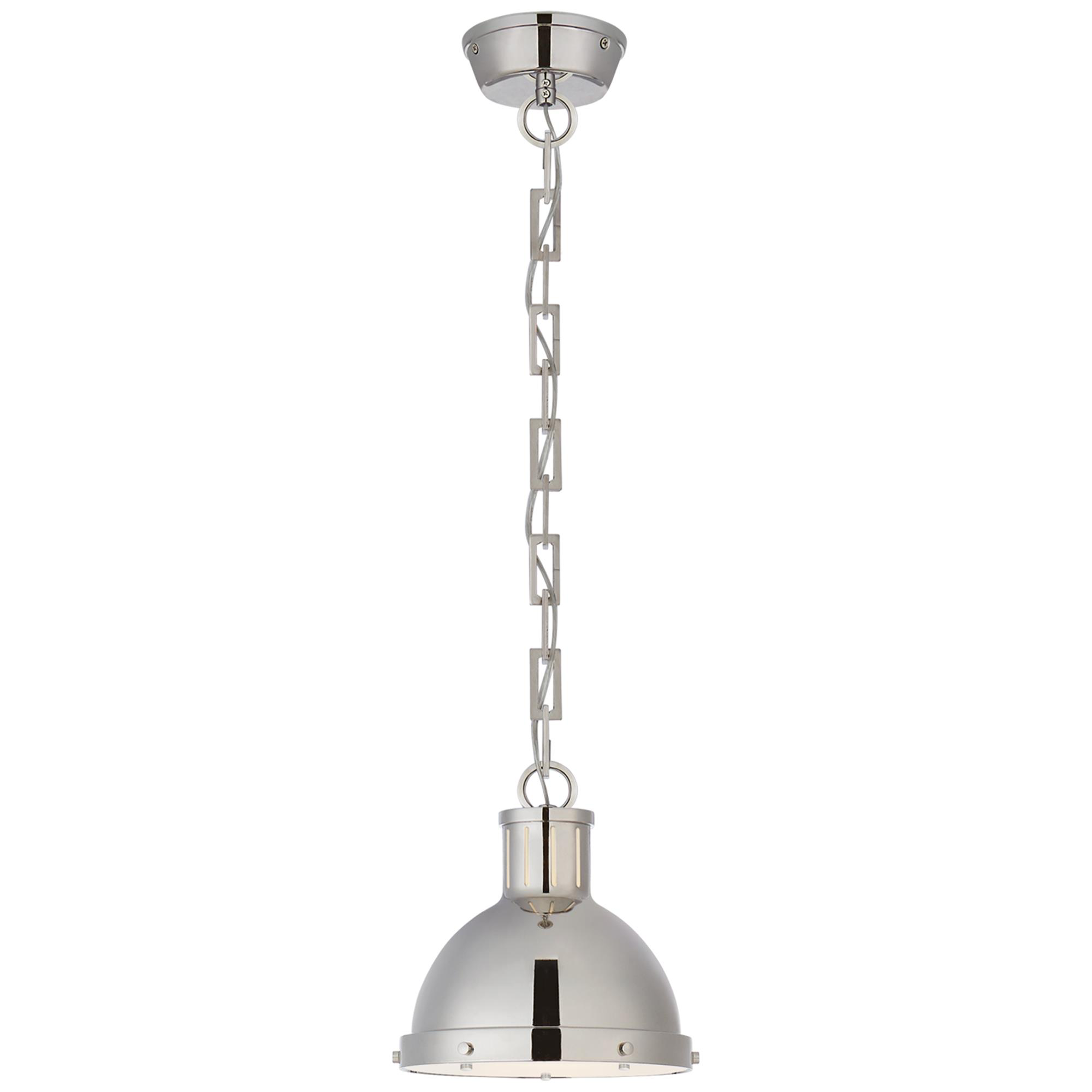 Shown in Polished Nickel finish and Frosted Acrylic glass