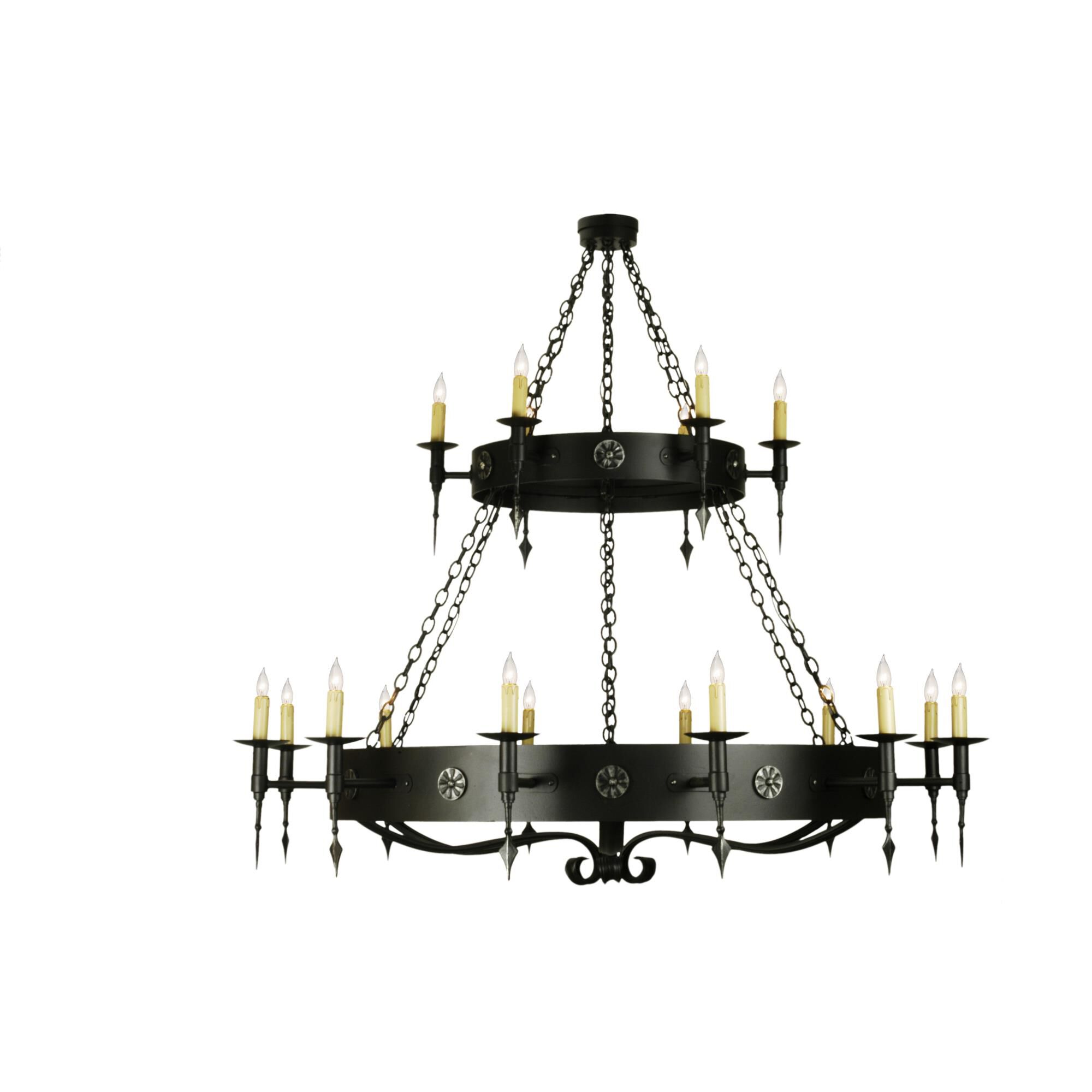 Warwick 65 Inch 18 Light Chandelier by Meyda Lighting